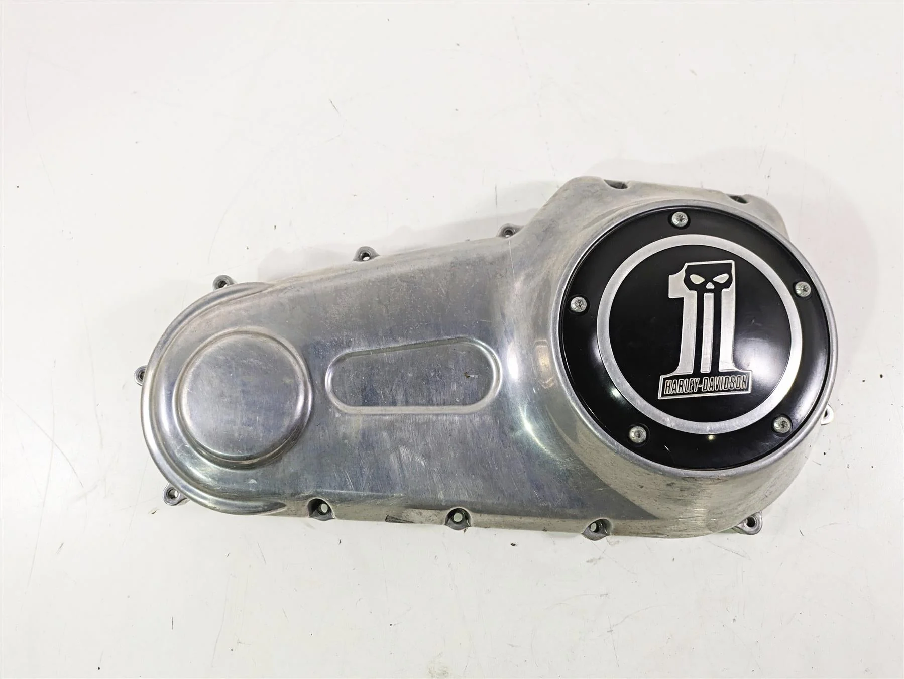 2008 Harley FLSTSB Cross Bones Outer Primary Clutch Cover 60784-06 - Image 8