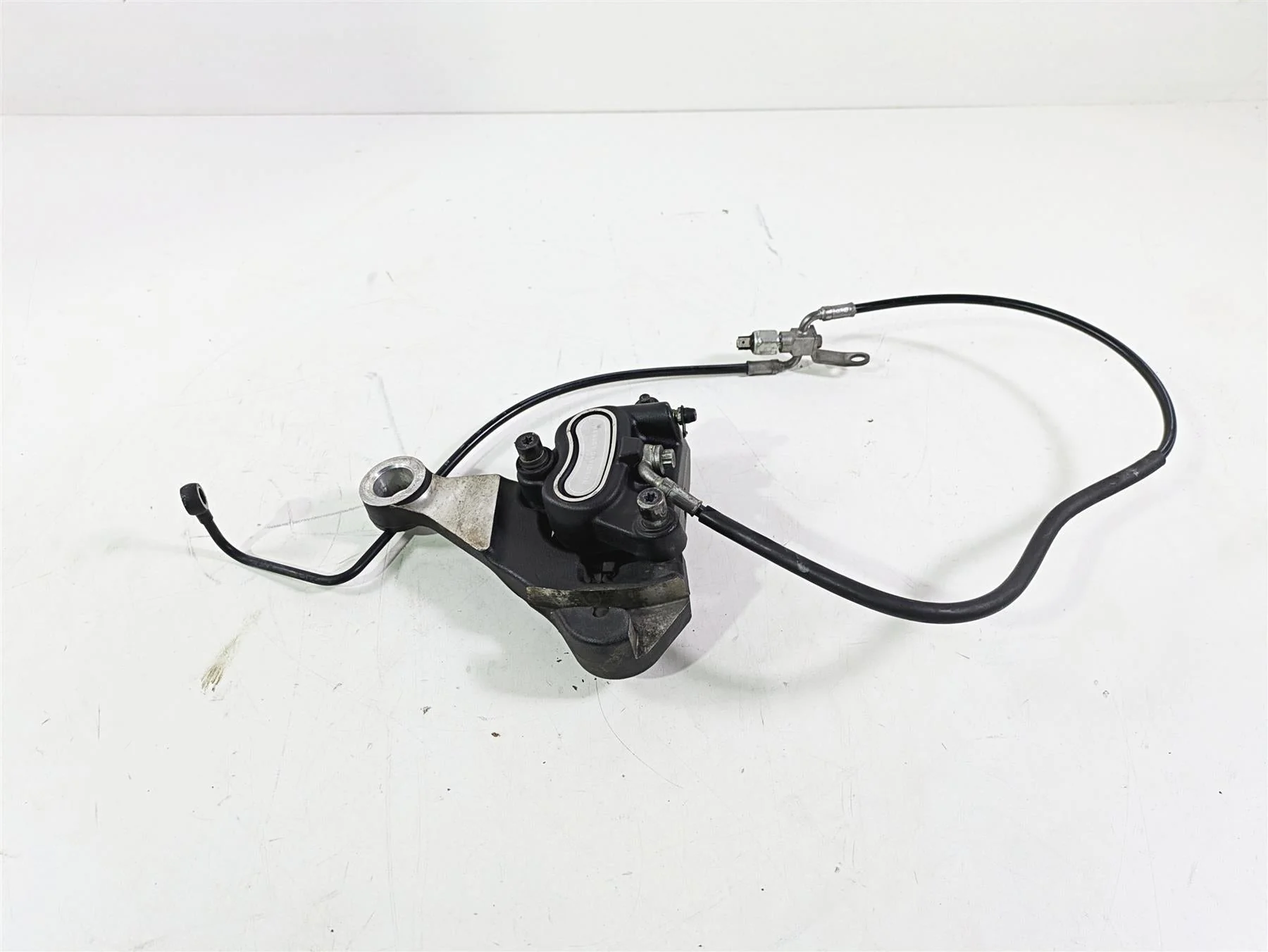 2008 Harley FLSTSB Cross Bones Rear Brake Caliper & Bracket 40908-08 - Image 2