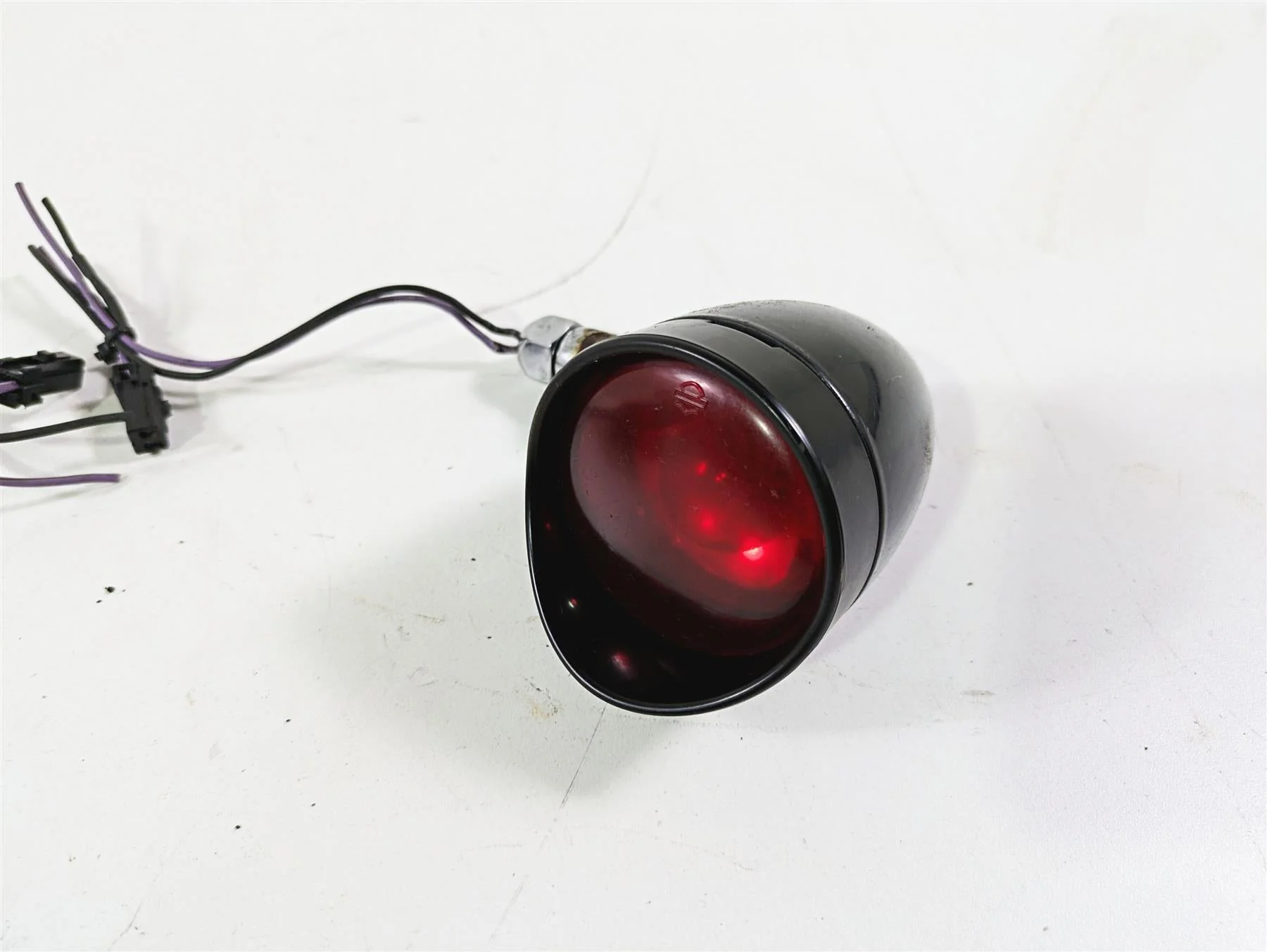 2008 Harley FLSTSB Cross Bones Rear Bullet Turn Signal Set - Read 69934-08 - Image 5