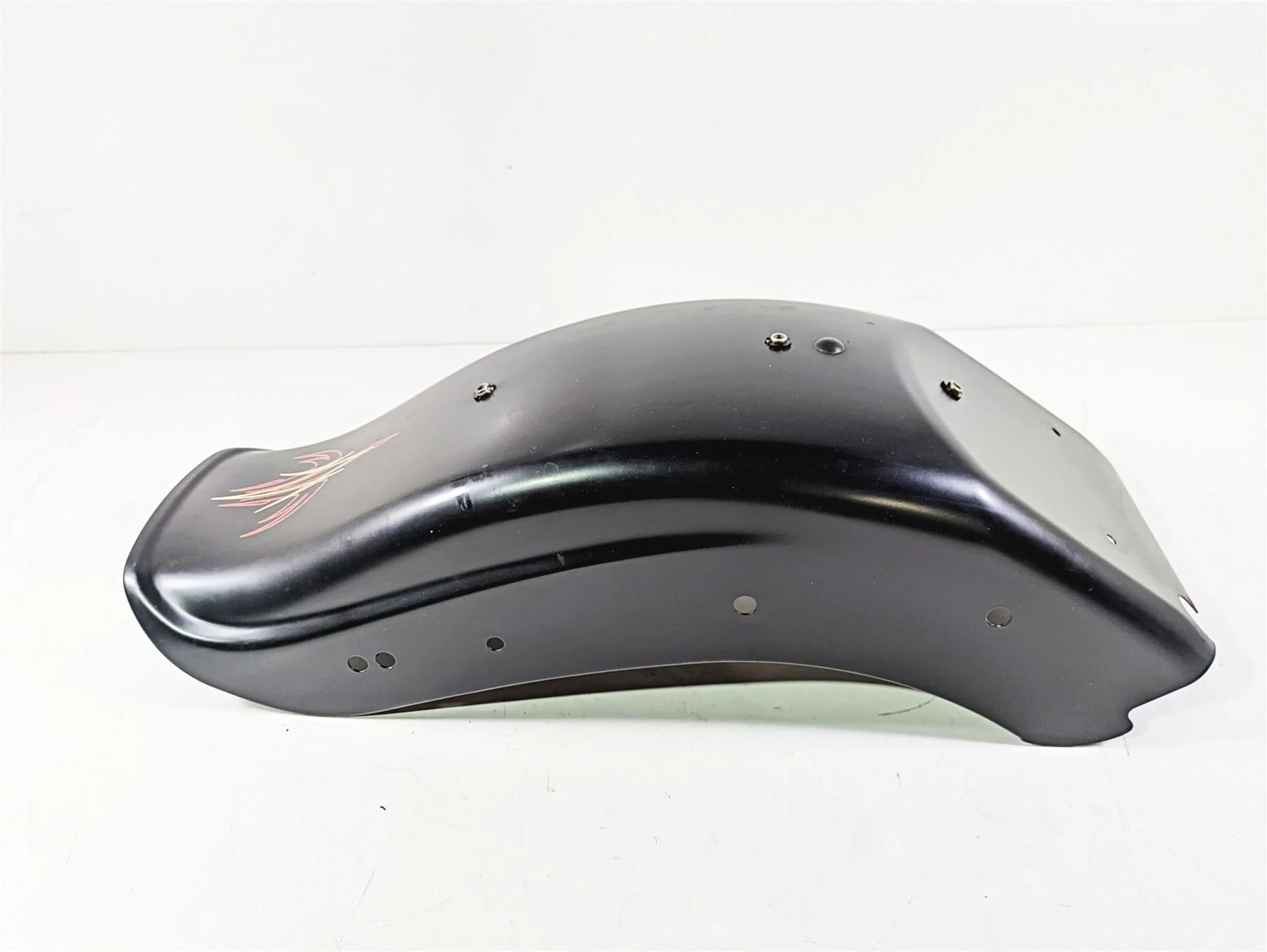 2008 Harley FLSTSB Cross Bones Rear Fender Mud Guard 59914-06 - Image 3