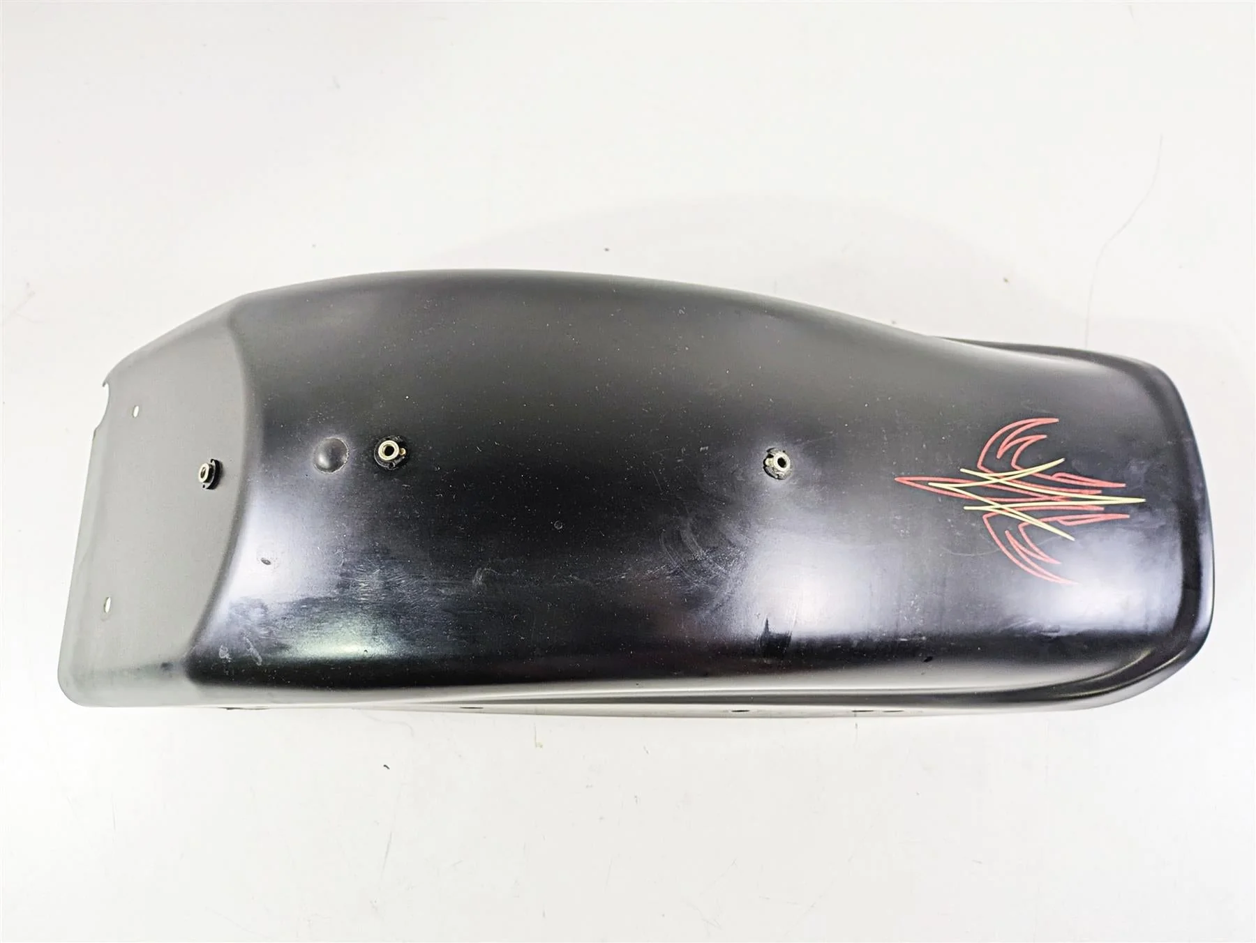 2008 Harley FLSTSB Cross Bones Rear Fender Mud Guard 59914-06 - Image 5