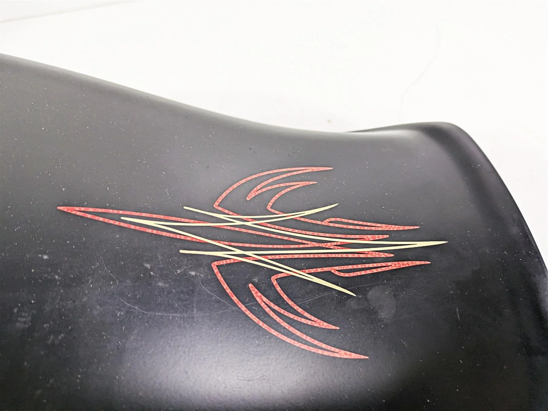 2008 Harley FLSTSB Cross Bones Rear Fender Mud Guard 59914-06 - Image 6
