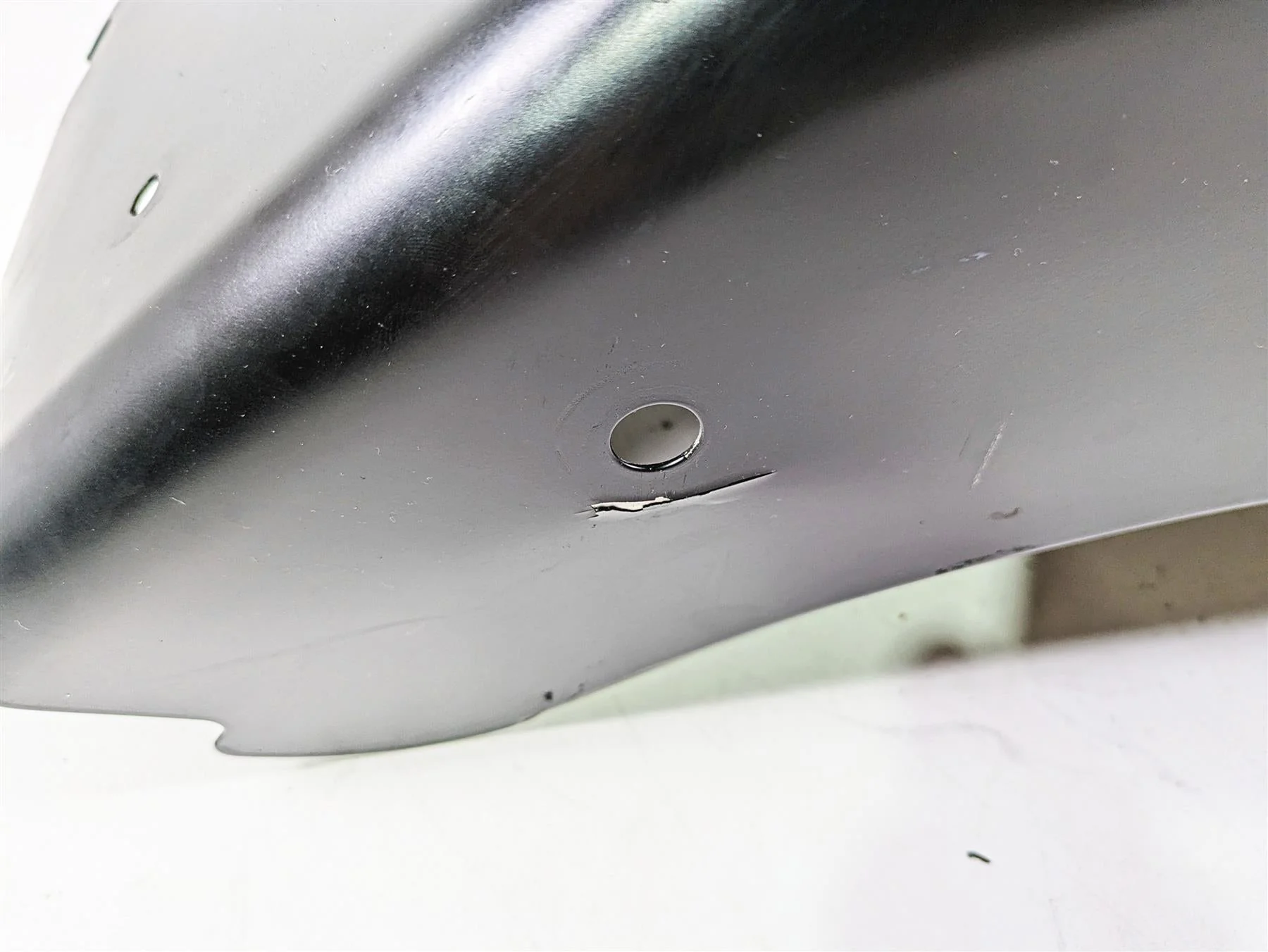 2008 Harley FLSTSB Cross Bones Rear Fender Mud Guard 59914-06 - Image 7