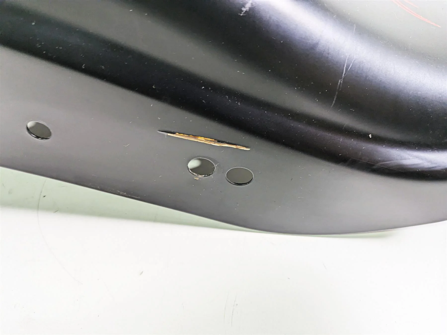 2008 Harley FLSTSB Cross Bones Rear Fender Pin Stipes 59914-06 - Image 6