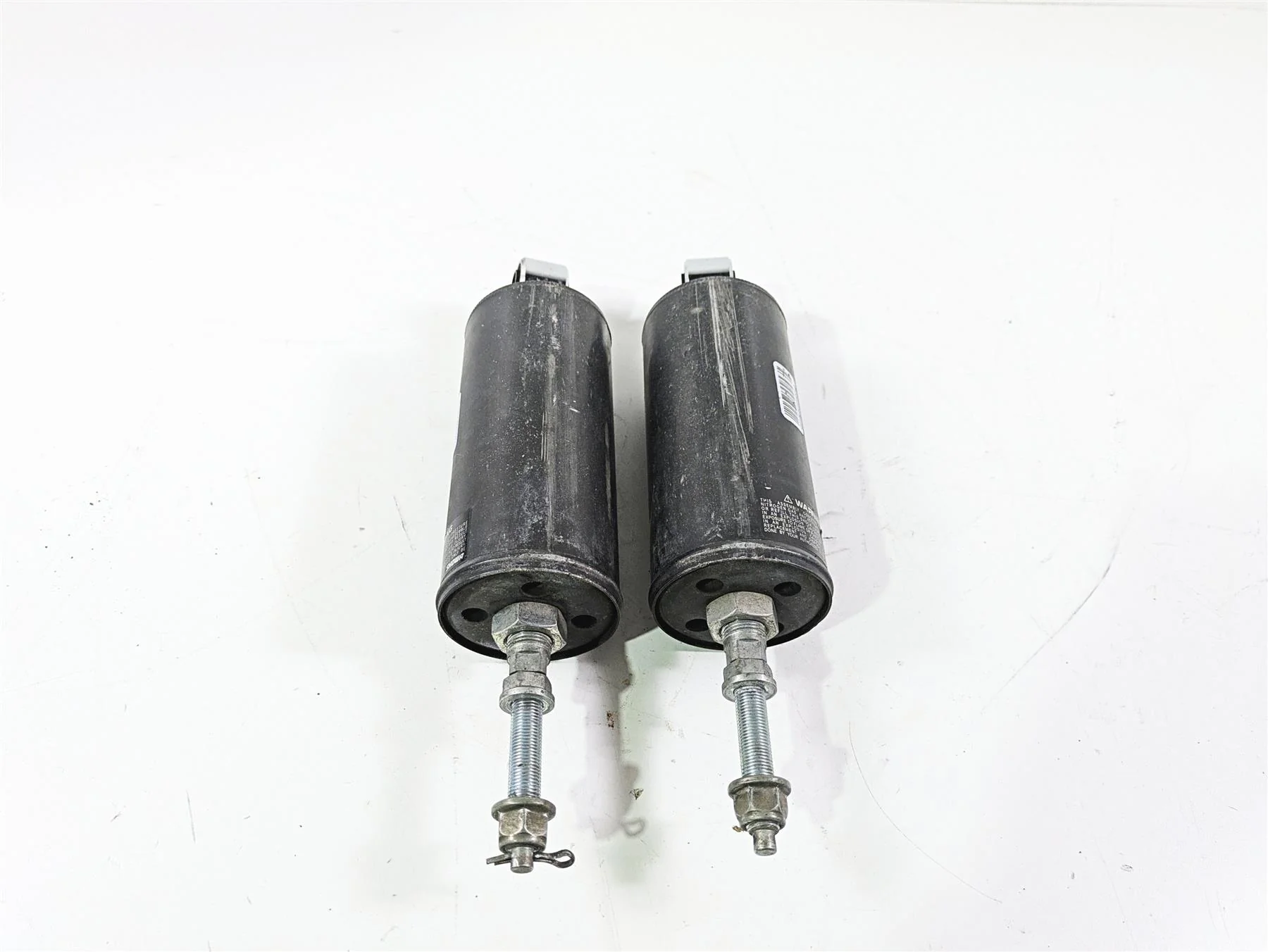 2008 Harley FLSTSB Cross Bones Showa Rear Suspension Shocks 54549-04
