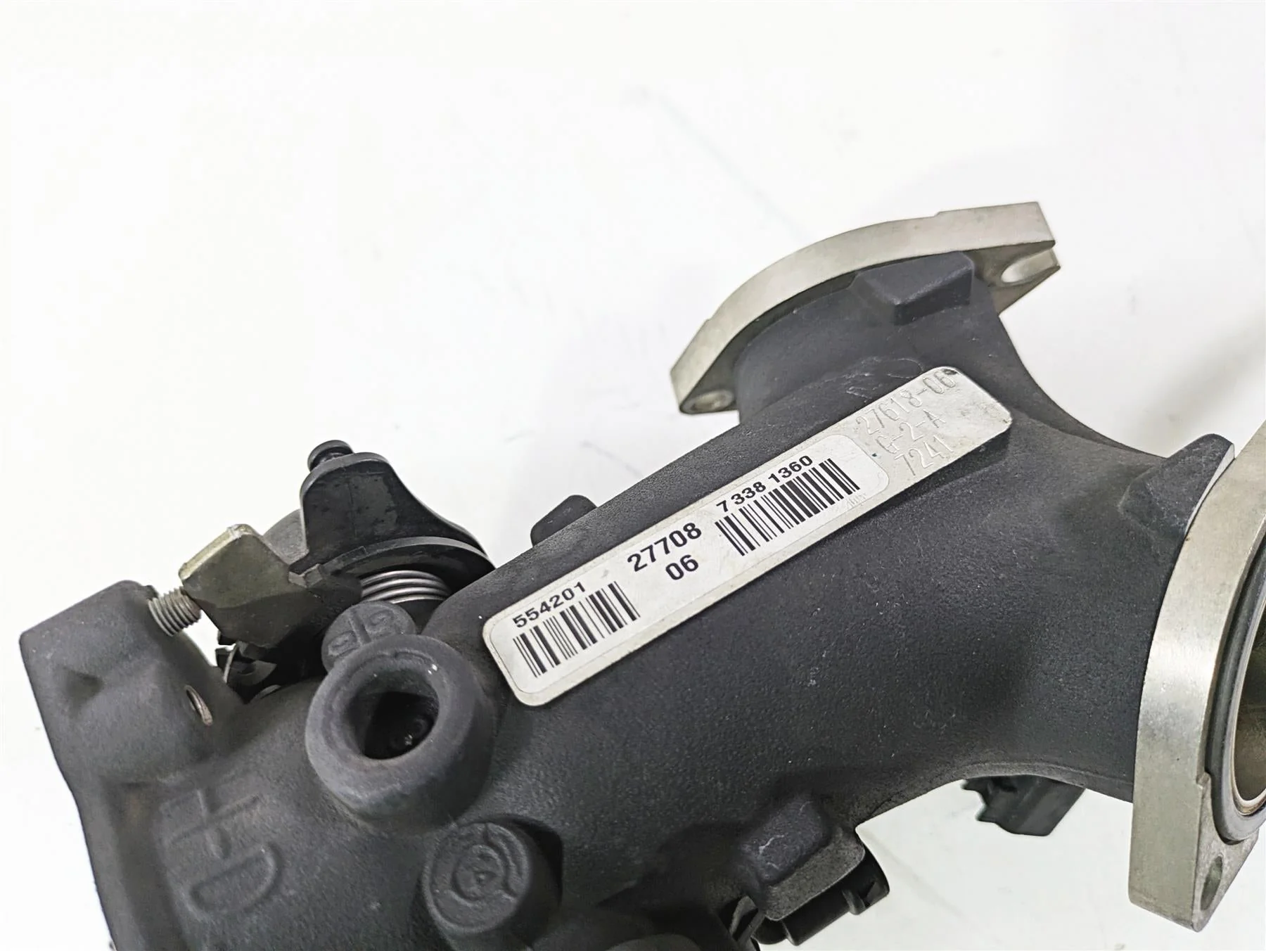 2008 Harley FLSTSB Cross Bones Throttle Body Fuel Injection 27708-06 - Image 7