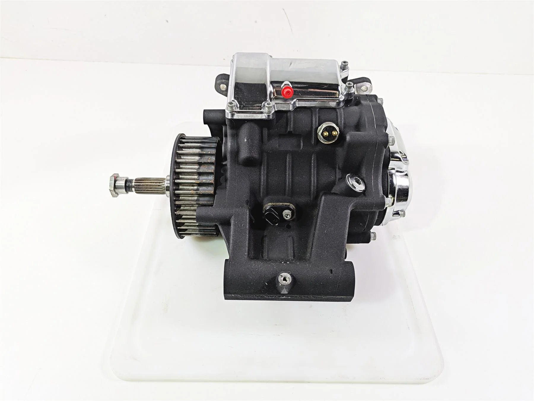 2008 Harley FXCWC Softail Rocker 6-Speed Transmission Gear Box 33026-08A - Image 12