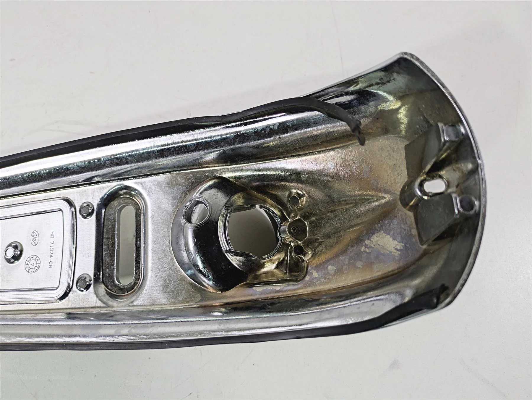 2008 Harley FXCWC Softail Rocker Fuel Tank Dash Panel Console 71574-08 71944-08 - Image 10