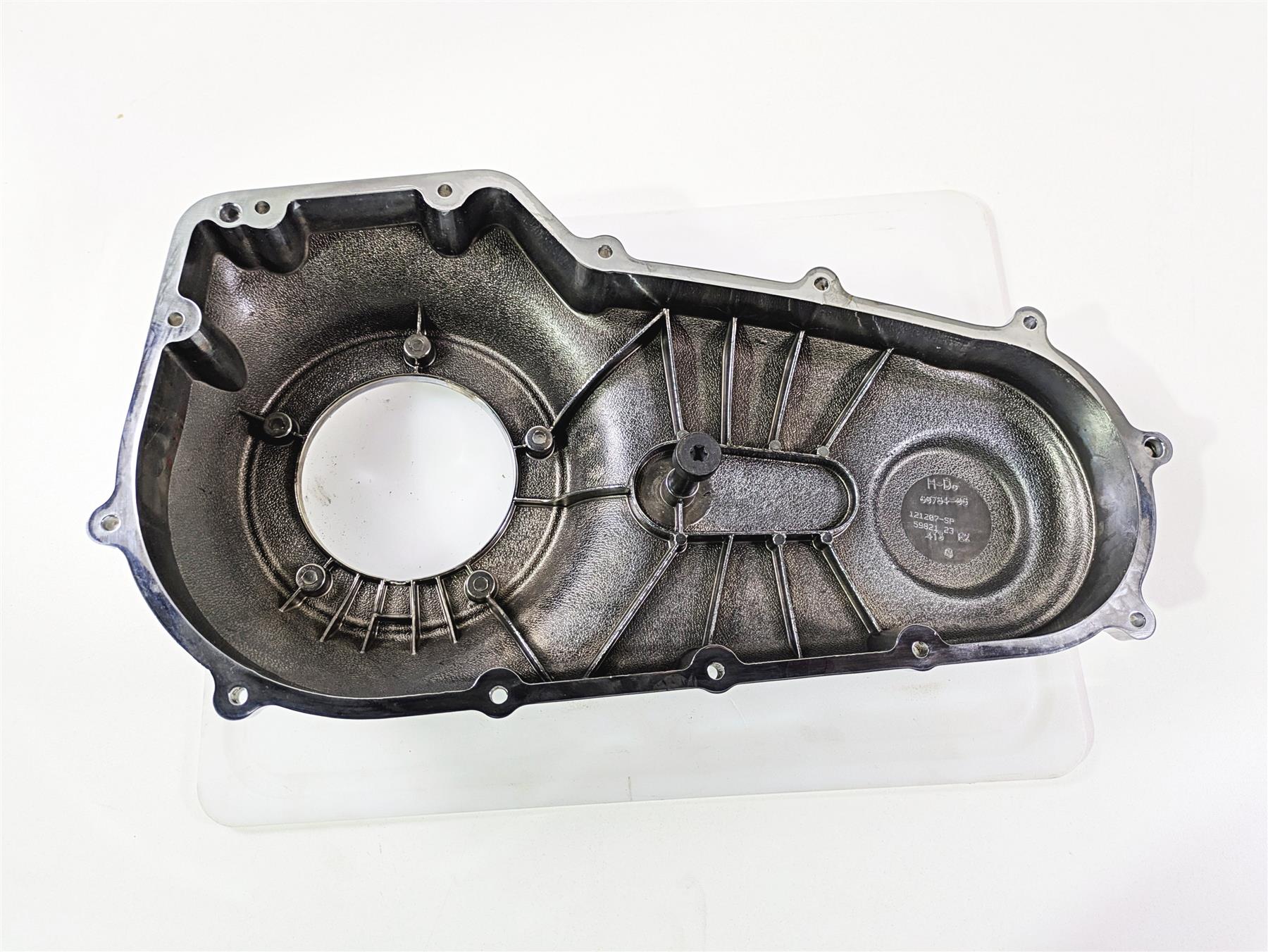 2008 Harley FXCWC Softail Rocker Outer Primary Drive Clutch Cover 60784-06 - Image 7