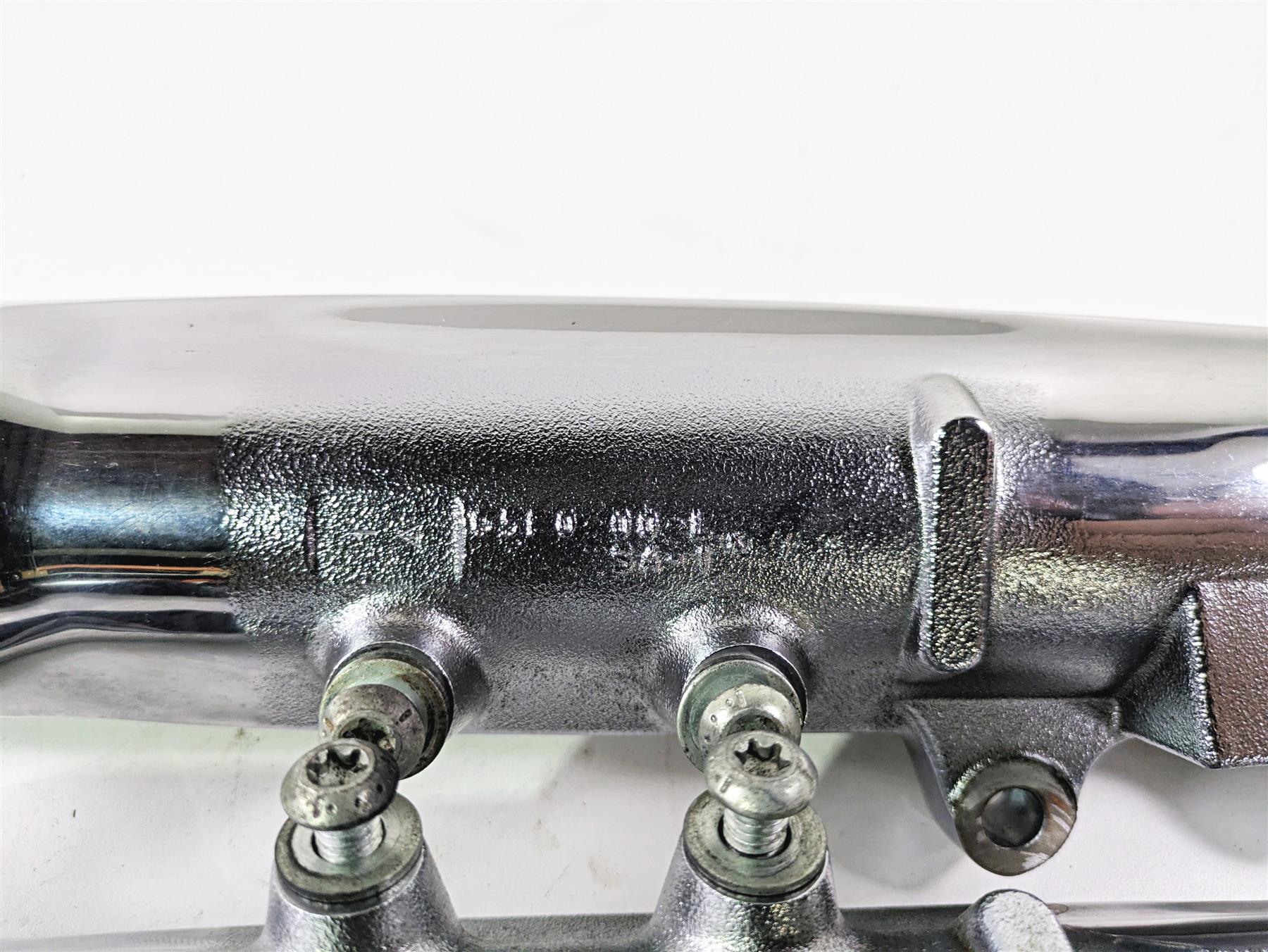 2008 Harley FXCWC Softail Rocker Straight Chrome Front Fork Leg Set 46950-08 - Image 6