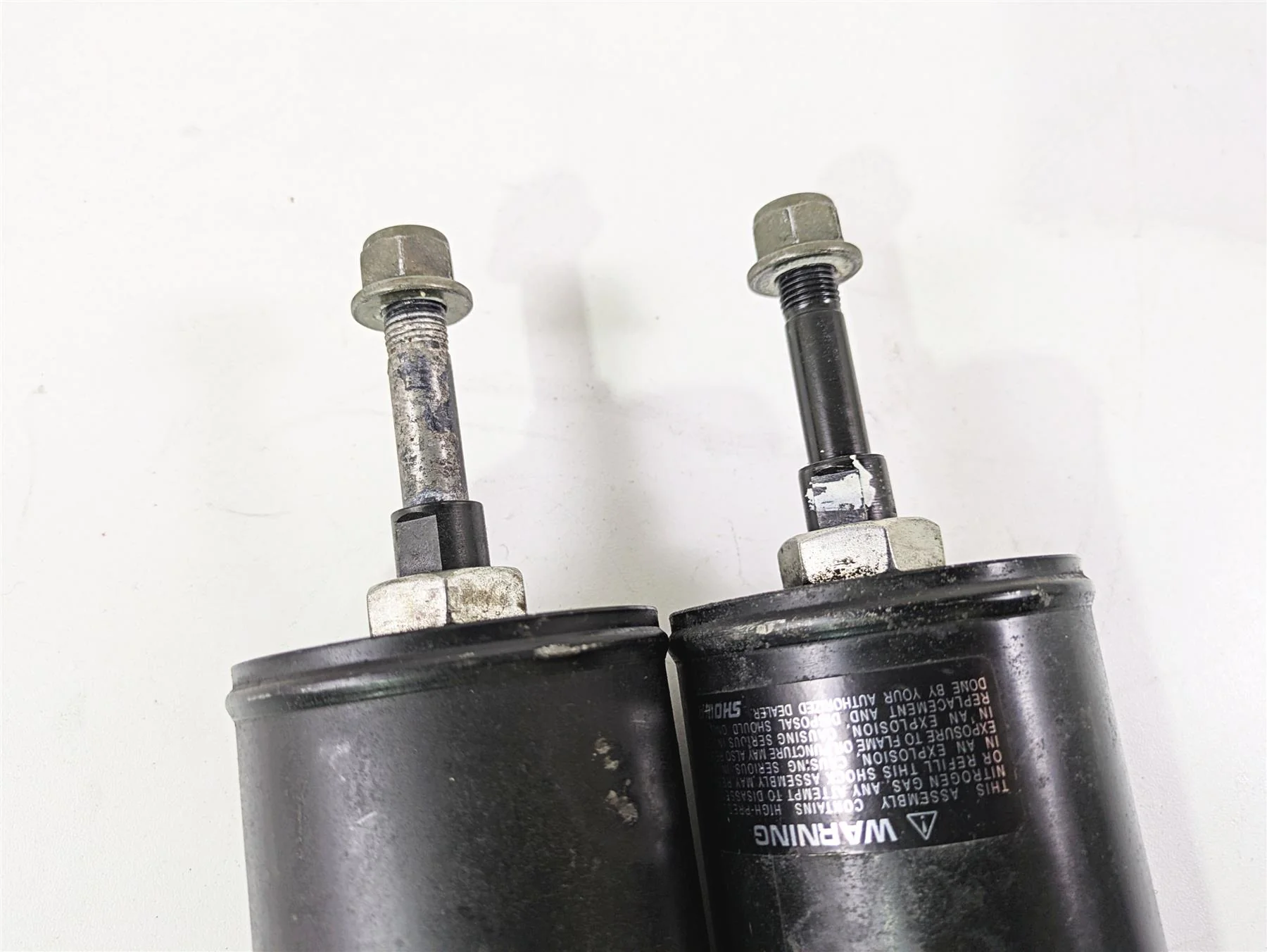 2008 Harley FXCWC Softail Rocker Straight Rear Shocks Damper Set 54510-08 - Image 7