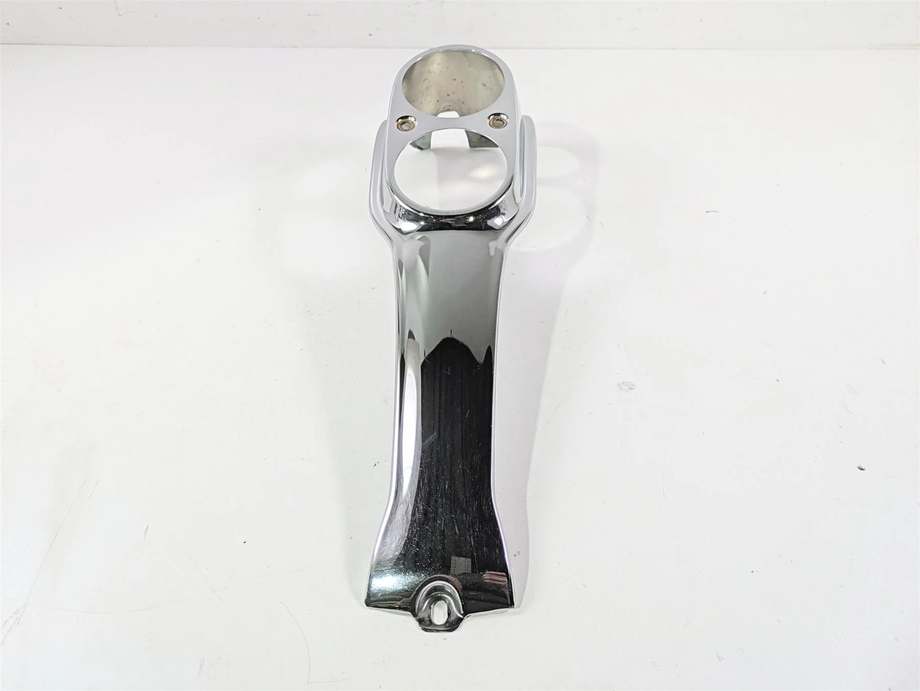 2008 Harley FXDL Dyna Low Rider 105TH Chrome Tank Console Gauge Cover 61695-05 - Image 10