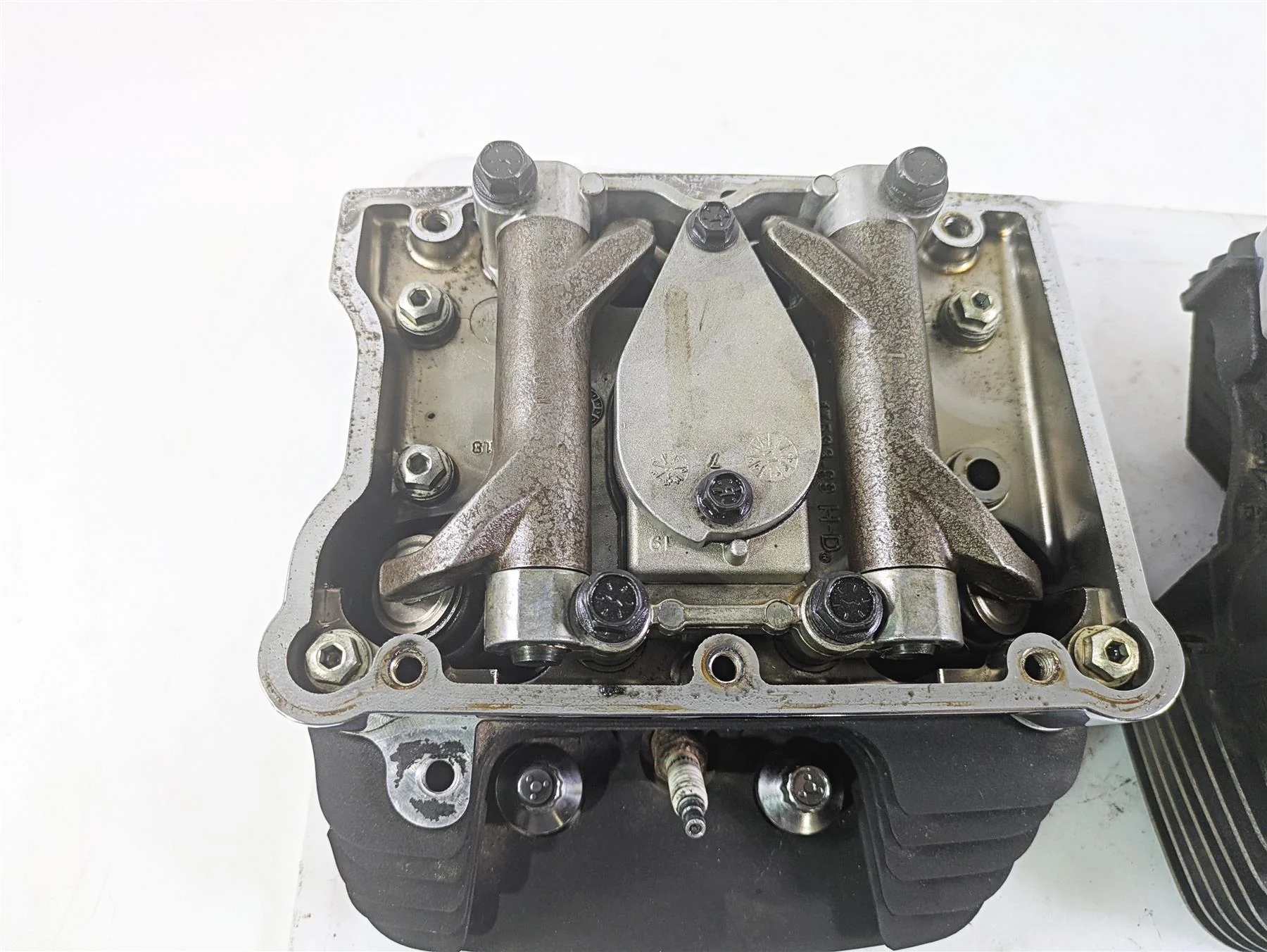 2008 Harley FXDL Dyna Low Rider 105TH Cylinderhead Cylinder Head Set 17178-06A - Image 12