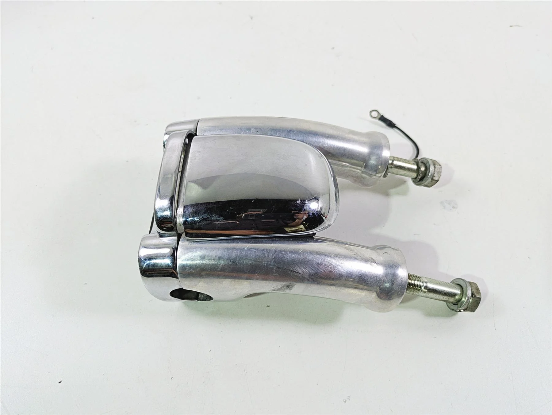 2008 Harley FXDL Dyna Low Rider 105TH Handlebar Holder Riser Set 105th 59785-06 - Image 5