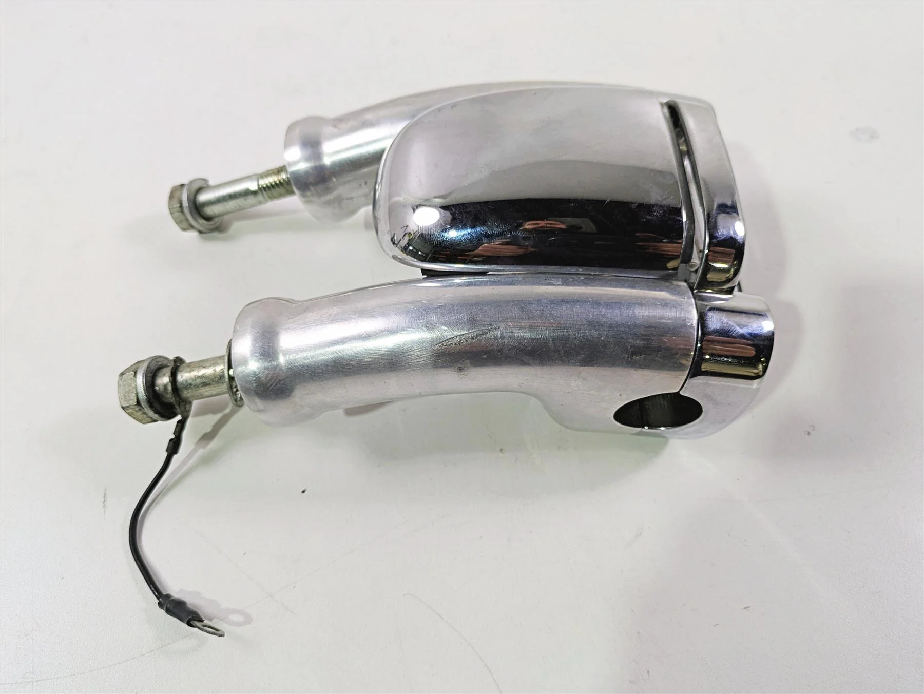 2008 Harley FXDL Dyna Low Rider 105TH Handlebar Holder Riser Set 105th 59785-06 - Image 7