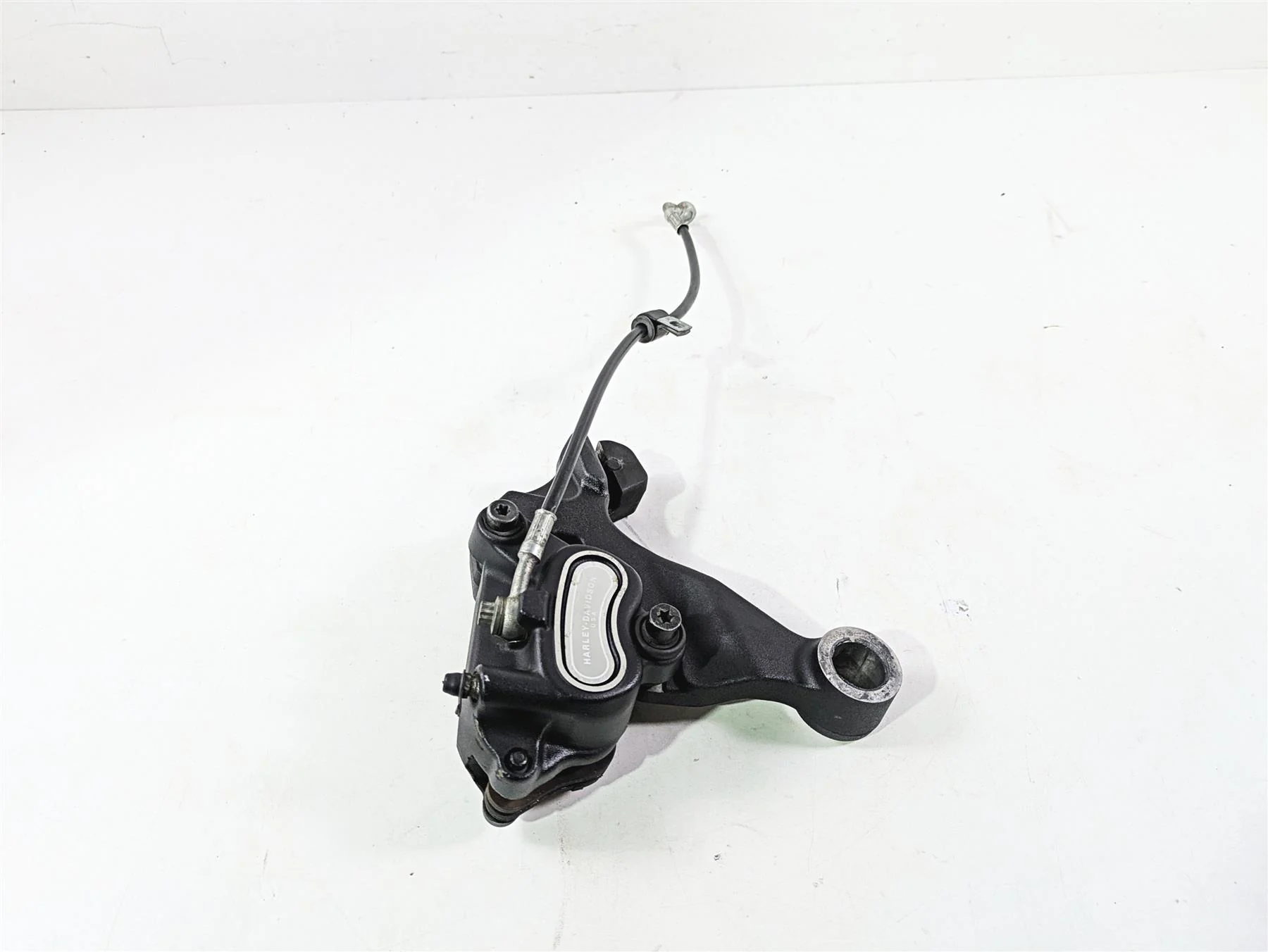 2008 Harley FXDL Dyna Low Rider 105TH Rear Brake Caliper & Bracket 40908-08 - Image 3