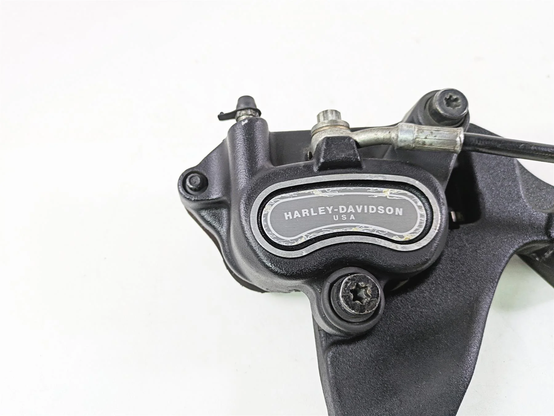 2008 Harley FXDL Dyna Low Rider 105TH Rear Brake Caliper & Bracket 40908-08 - Image 6