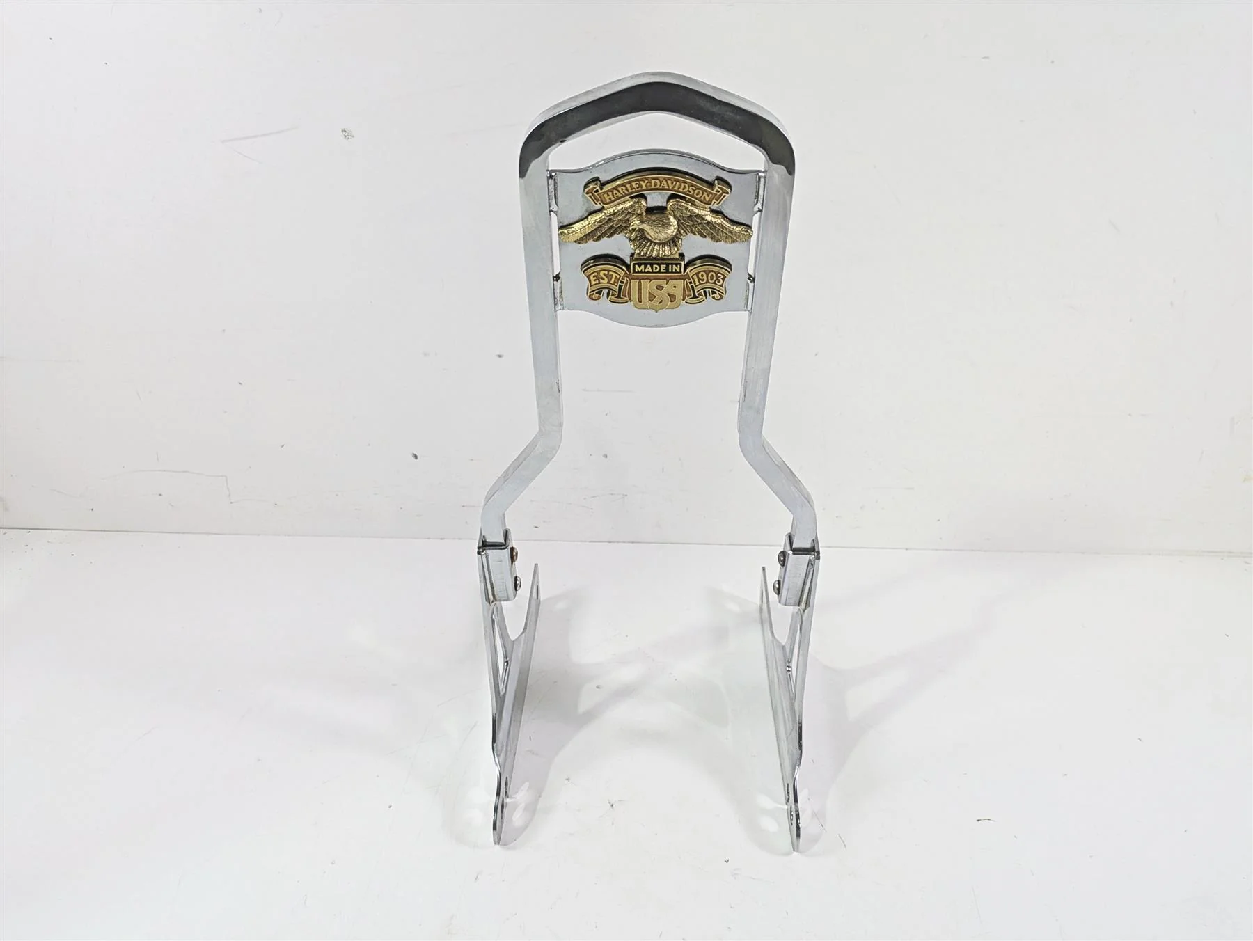 2008 Harley FXDL Dyna Low Rider 105TH Rear Chrome Back Rest Sissy Bar Mount