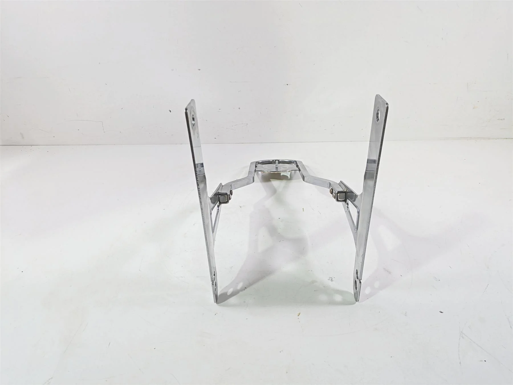 2008 Harley FXDL Dyna Low Rider 105TH Rear Chrome Back Rest Sissy Bar Mount - Image 10