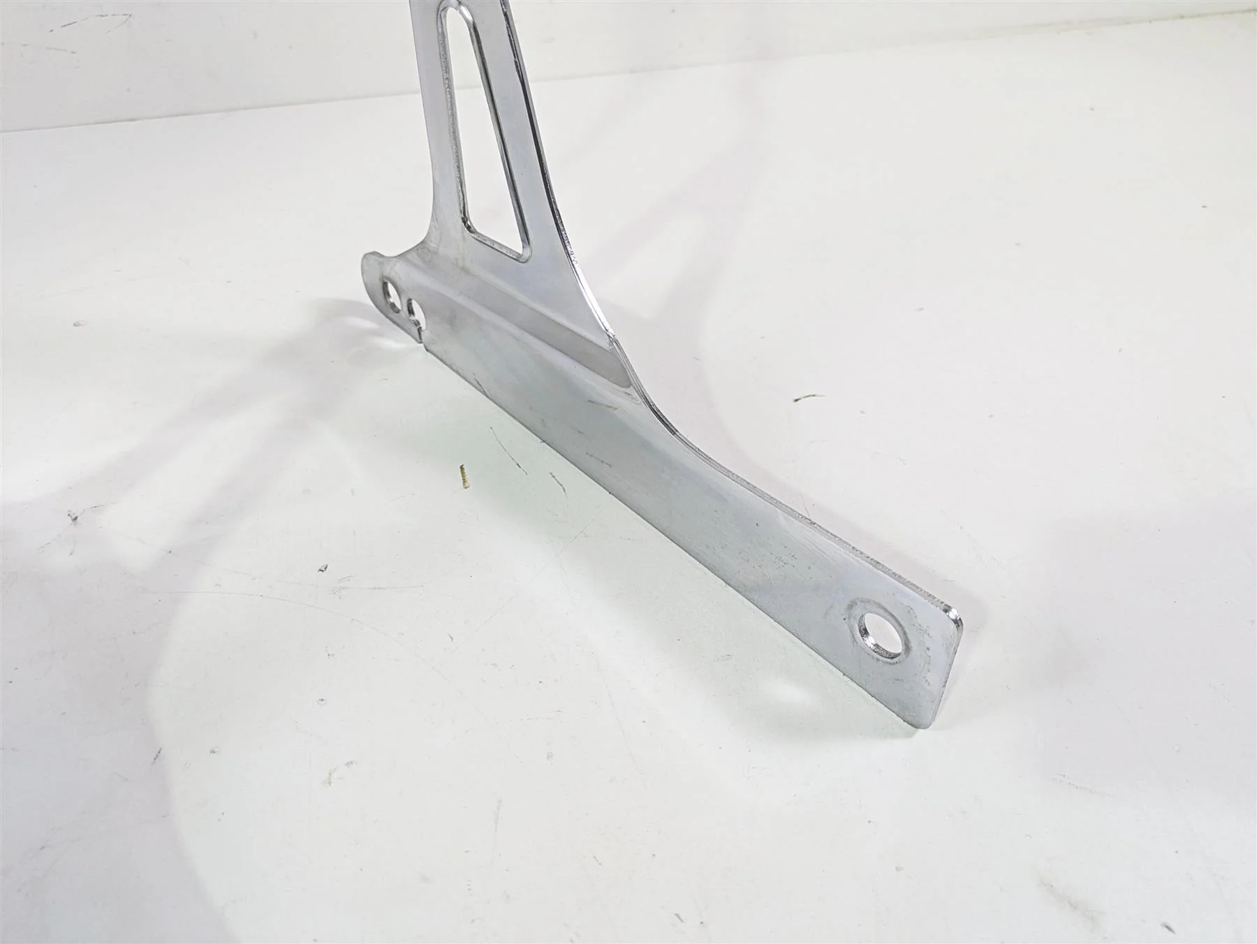 2008 Harley FXDL Dyna Low Rider 105TH Rear Chrome Back Rest Sissy Bar Mount - Image 5