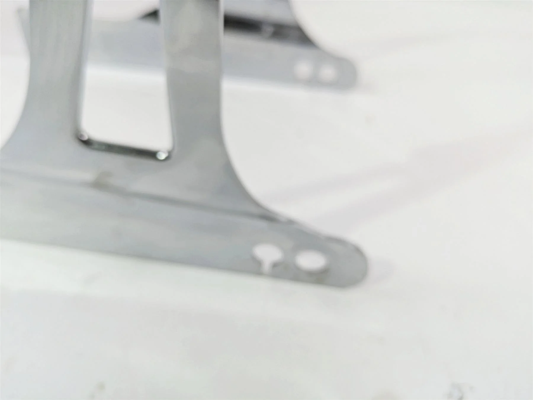 2008 Harley FXDL Dyna Low Rider 105TH Rear Chrome Back Rest Sissy Bar Mount - Image 7