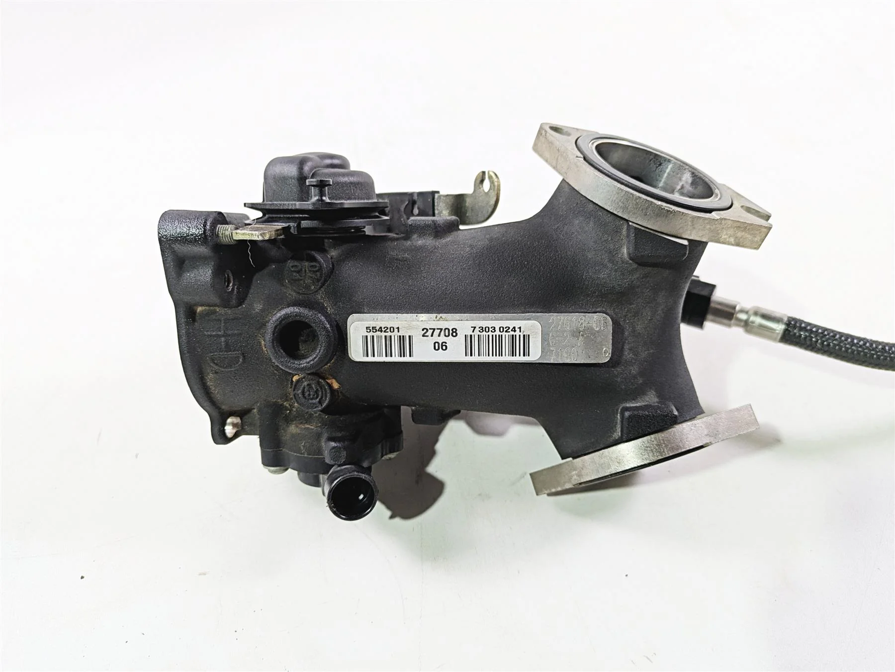 2008 Harley FXDL Dyna Low Rider 105TH Throttle Body Fuel Injectors 27708-06B - Image 10