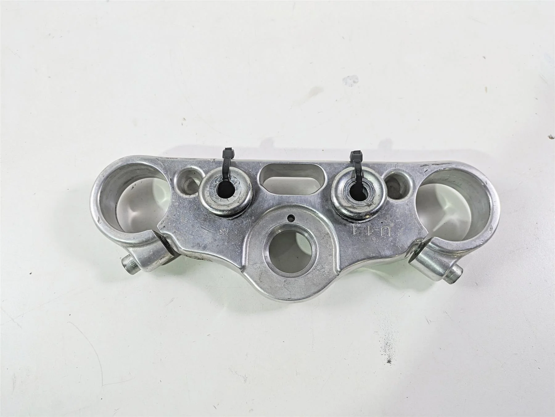 2008 Harley FXDL Dyna Low Rider 105TH Upper Triple Tree Steering Clamp 46278-08 - Image 9