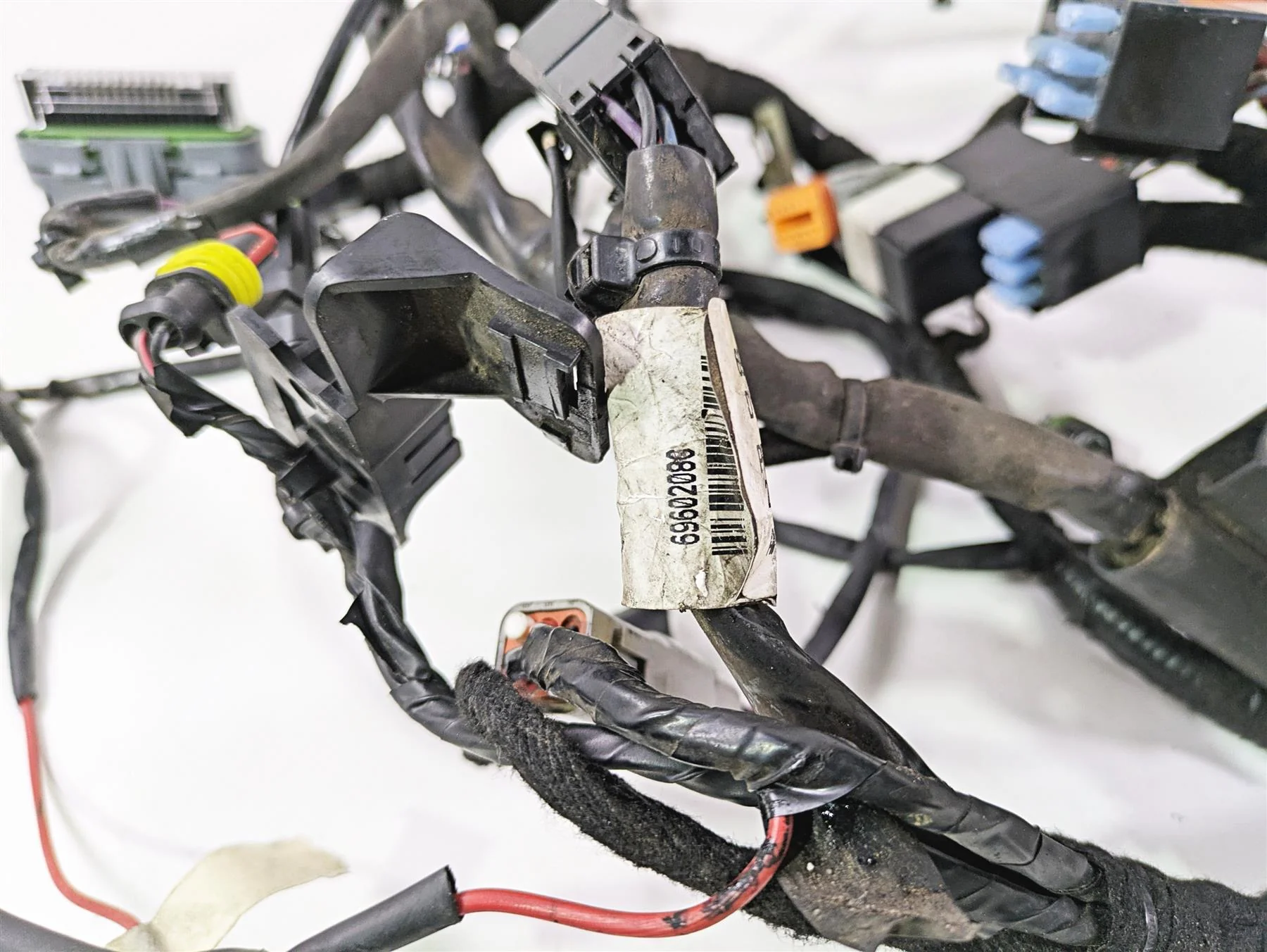 2008 Harley FXDL Dyna Low Rider 105TH Wiring Harness Loom - No Cuts 69602-08A - Image 2