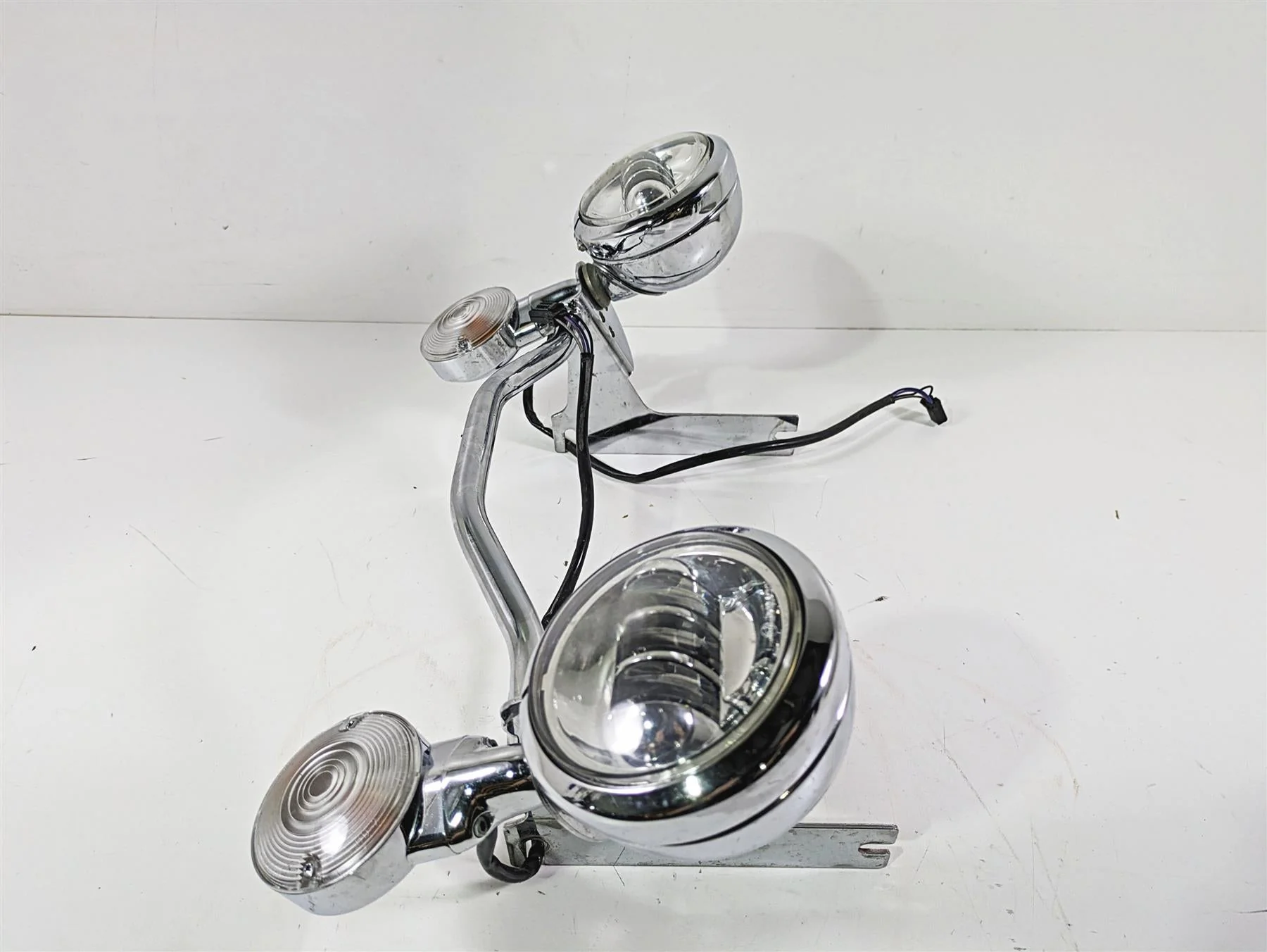 2008 Harley Touring FLHTCU E-Glide 105TH Front Blinker Spot Light Bar 68712-94A - Image 10