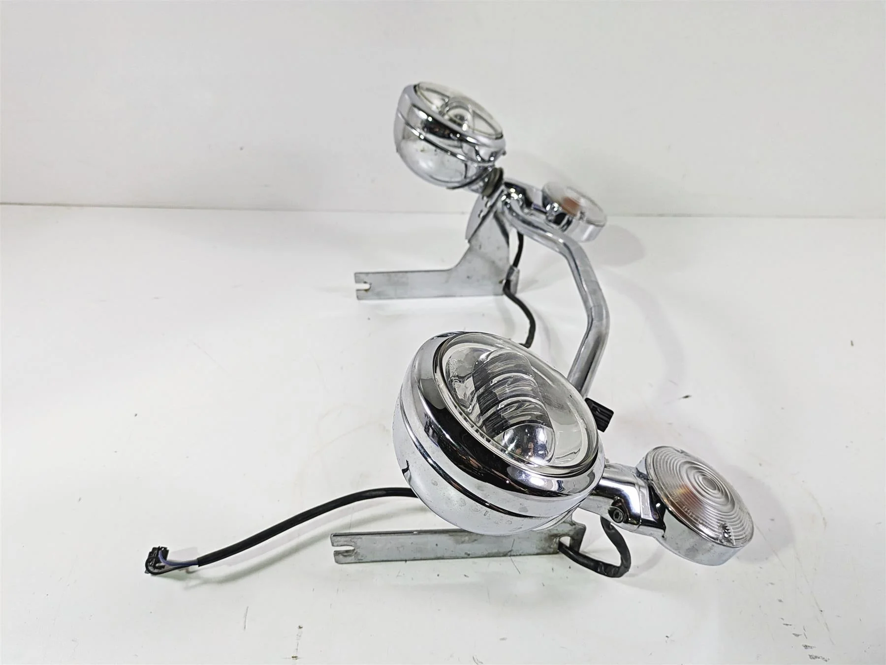 2008 Harley Touring FLHTCU E-Glide 105TH Front Blinker Spot Light Bar 68712-94A - Image 12