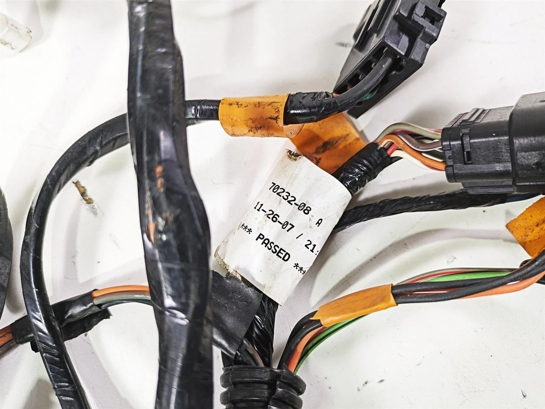 2008 Harley Touring FLHTCU E-Glide 105TH Front Fairing Wiring Harness 70232-08 - Image 3