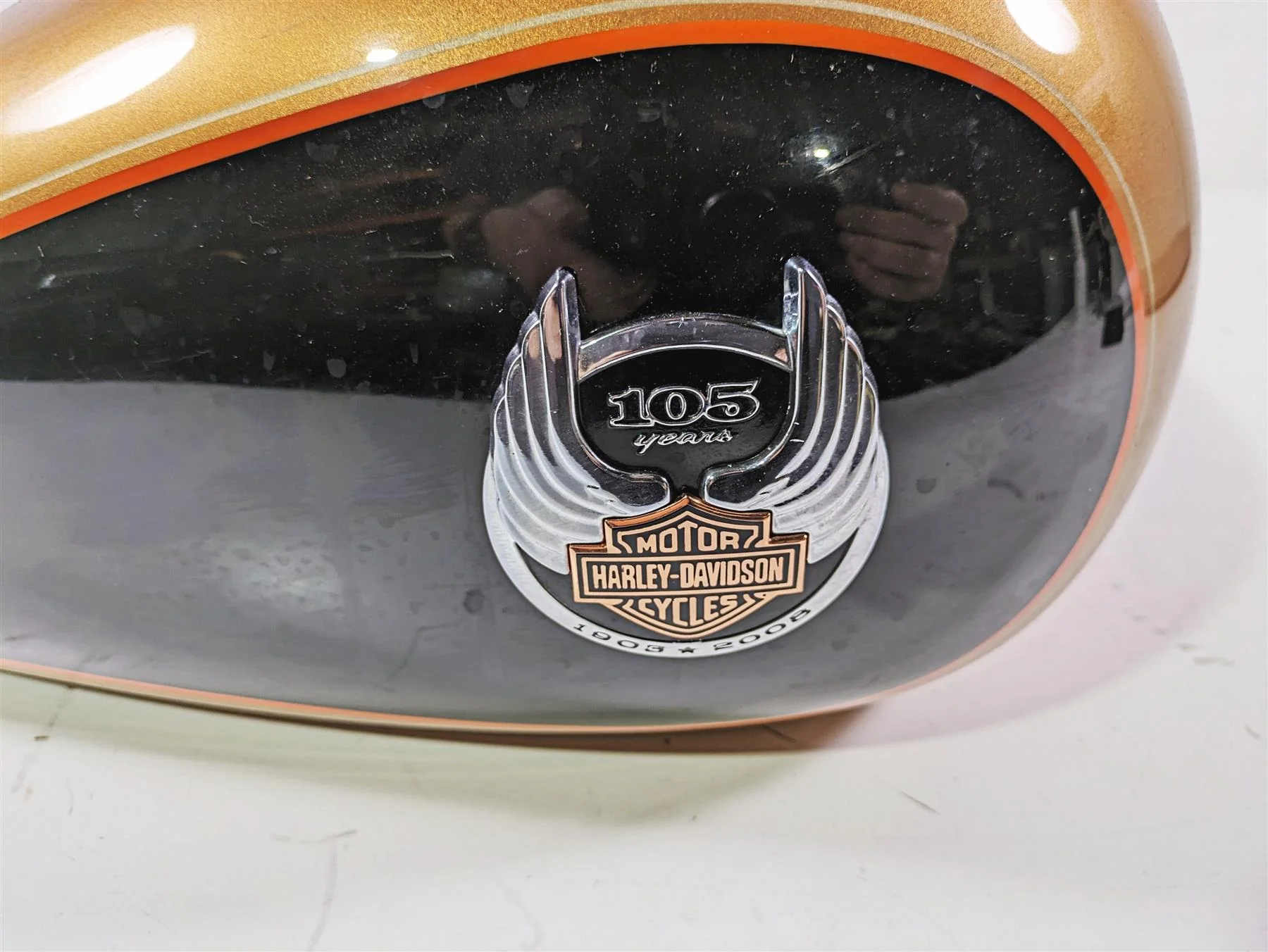 2008 Harley Touring FLHTCU E-Glide 105TH Fuel Gas Petrol Tank & Emblems 61356-08 - Image 10
