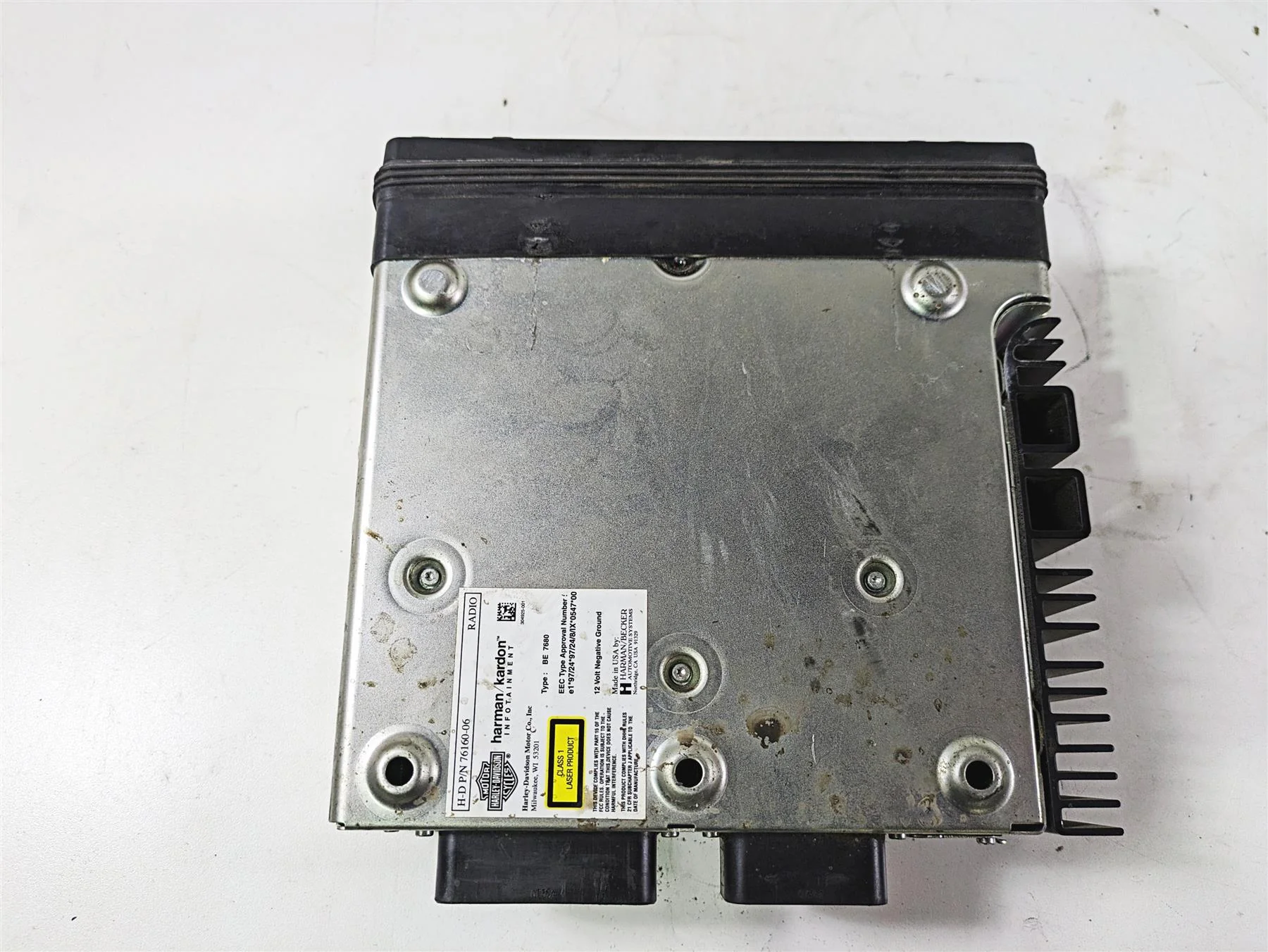 2008 Harley Touring FLHTCU E-Glide 105TH Harman Kardon Radio CD Player 76160-06 - Image 8