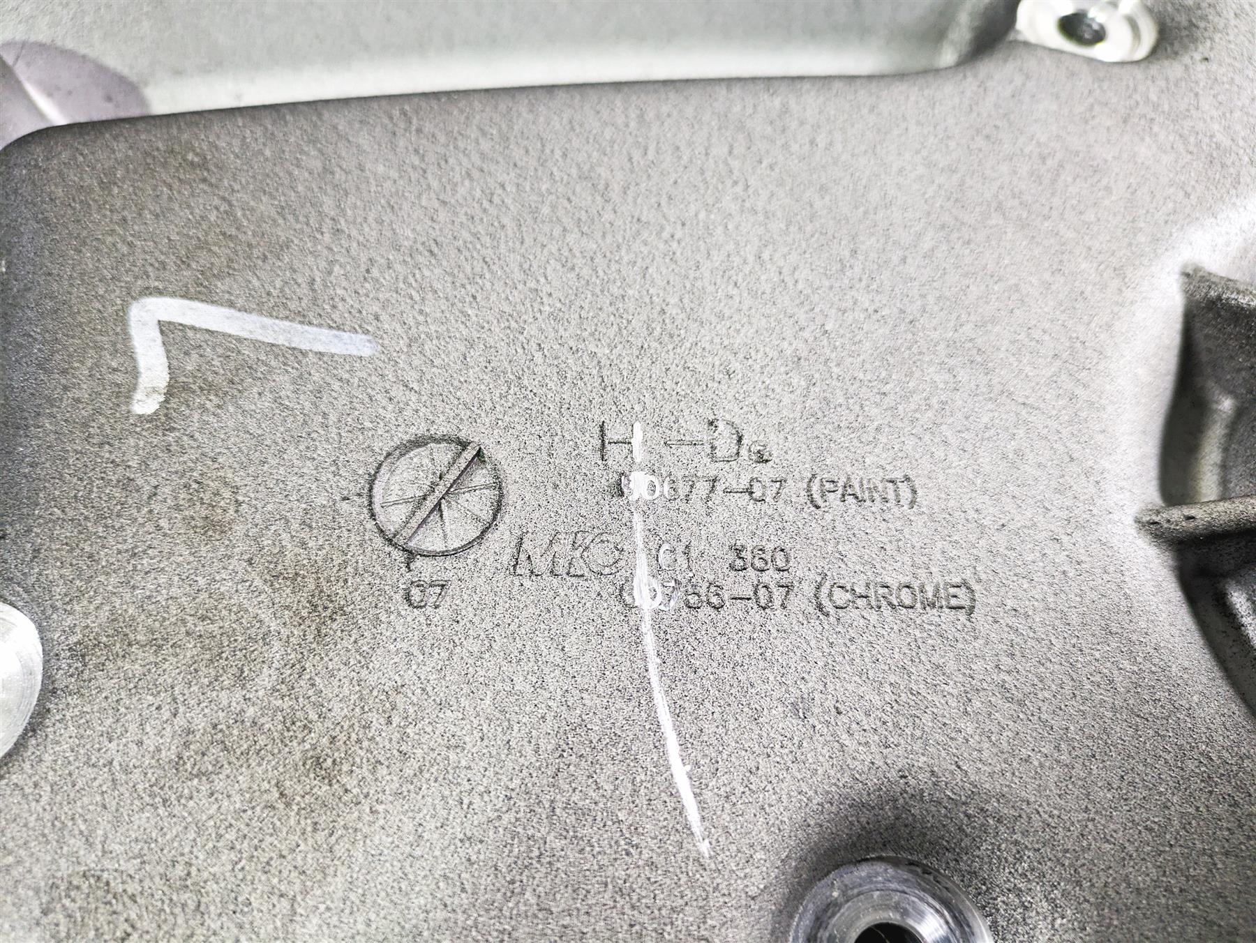 2008 Harley Touring FLHTCU E-Glide 105TH Inner Primary Drive Cover 60677-07 - Image 7
