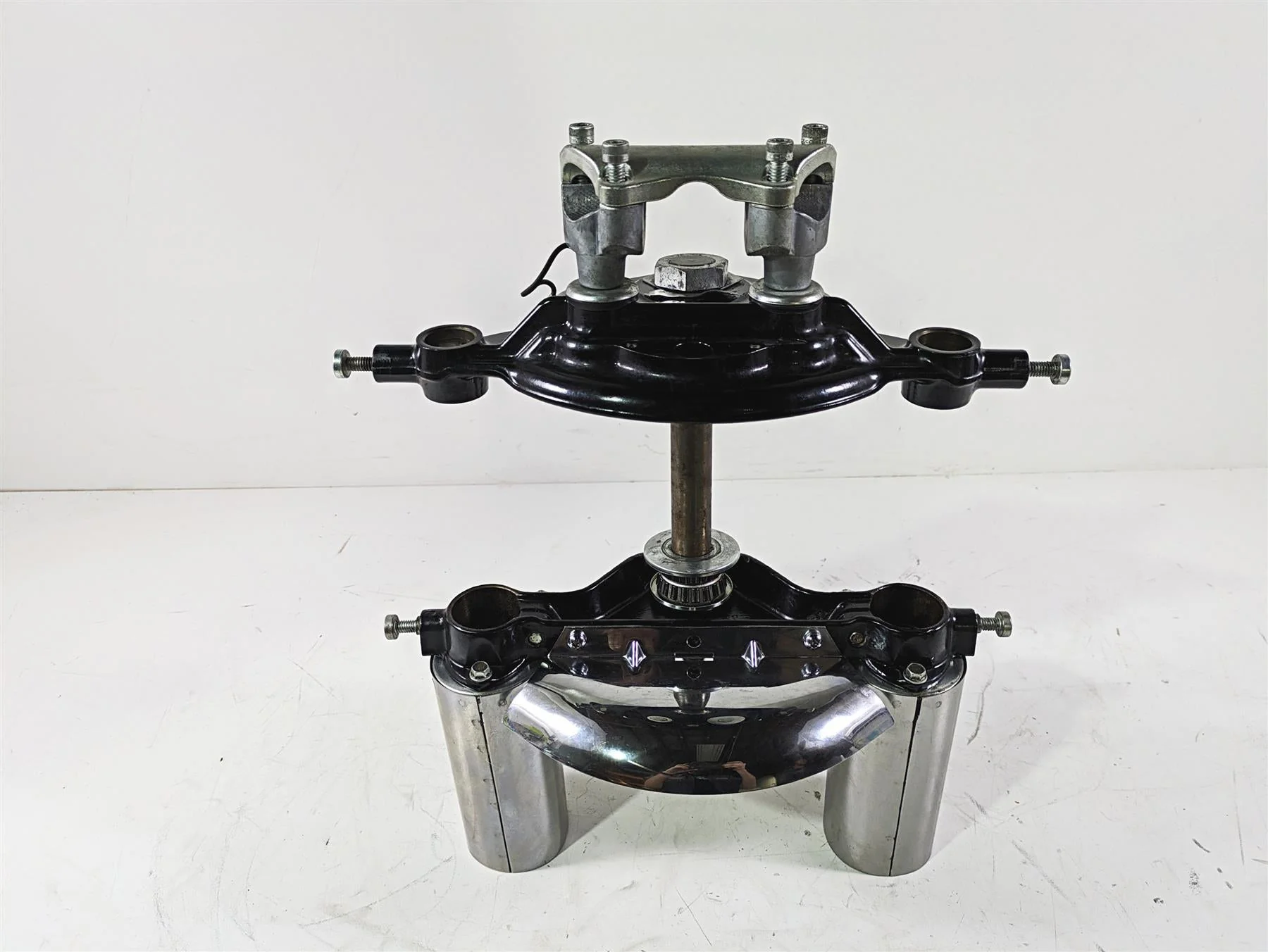 2008 Harley Touring FLHTCU E-Glide 105TH Lower Upper Triple Tree Set 45446-87A - Image 11