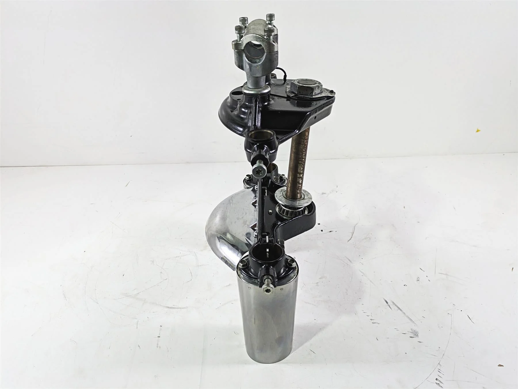 2008 Harley Touring FLHTCU E-Glide 105TH Lower Upper Triple Tree Set 45446-87A - Image 2