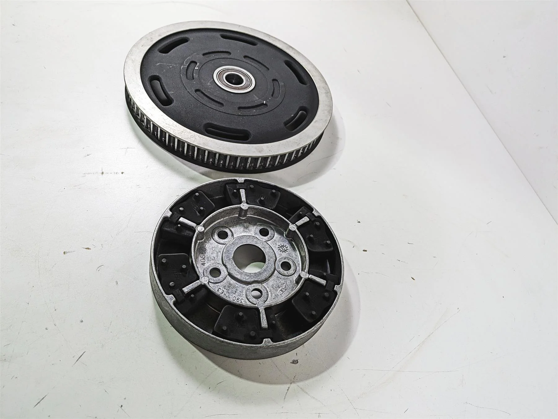 2008 Harley Touring FLHTCU E-Glide 105TH Rear 66T Drive Belt Pulley 37781-08 - Image 3
