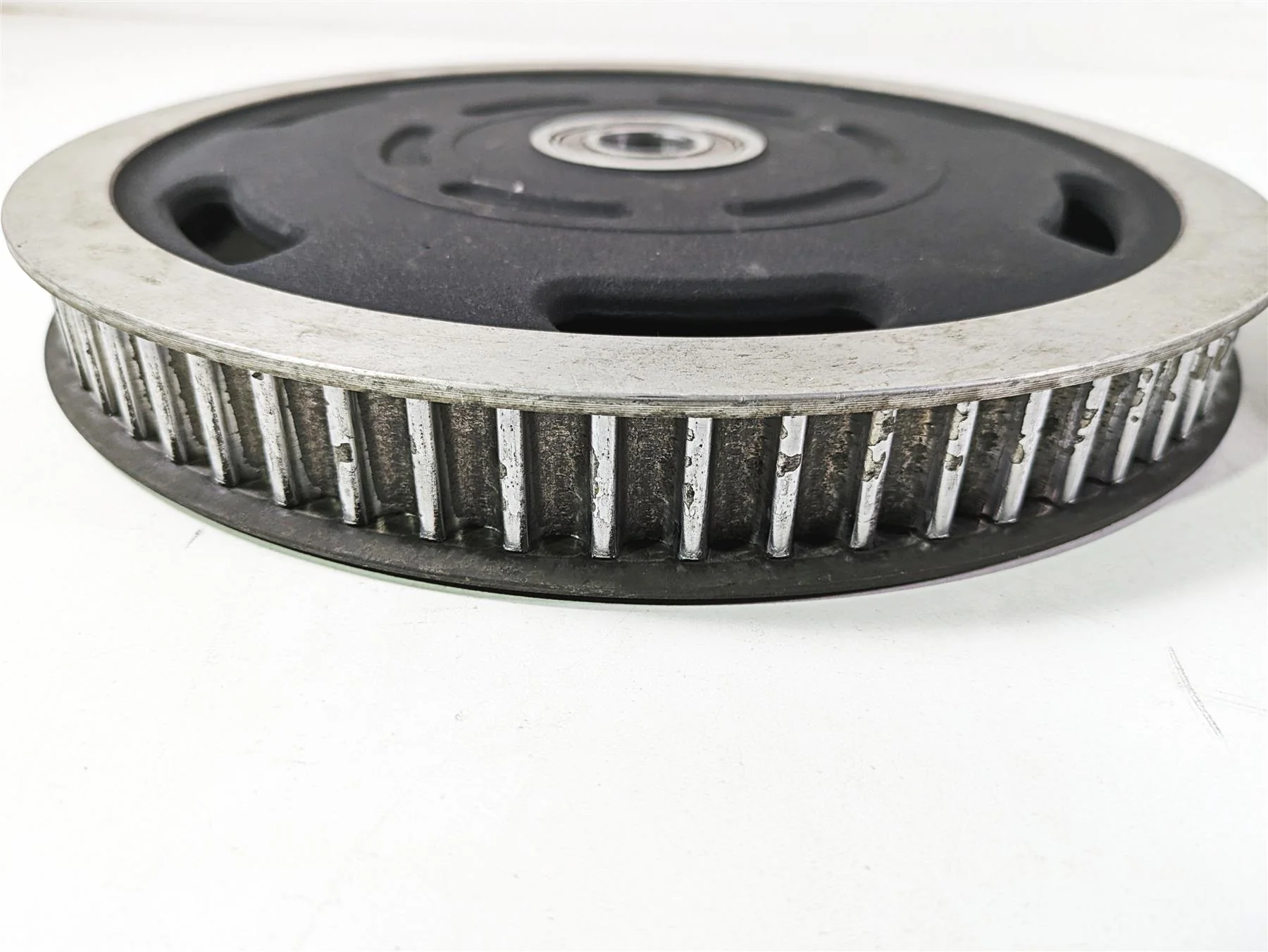 2008 Harley Touring FLHTCU E-Glide 105TH Rear 66T Drive Belt Pulley 37781-08 - Image 5