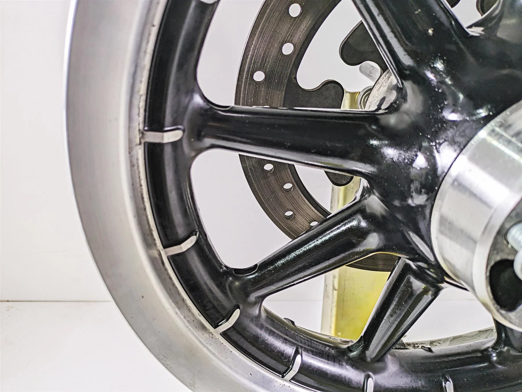 2008 Harley Touring FLHTCU E-Glide 105TH Rear Wheel Rim 9 Spoke 16x3 43402-00B - Image 5