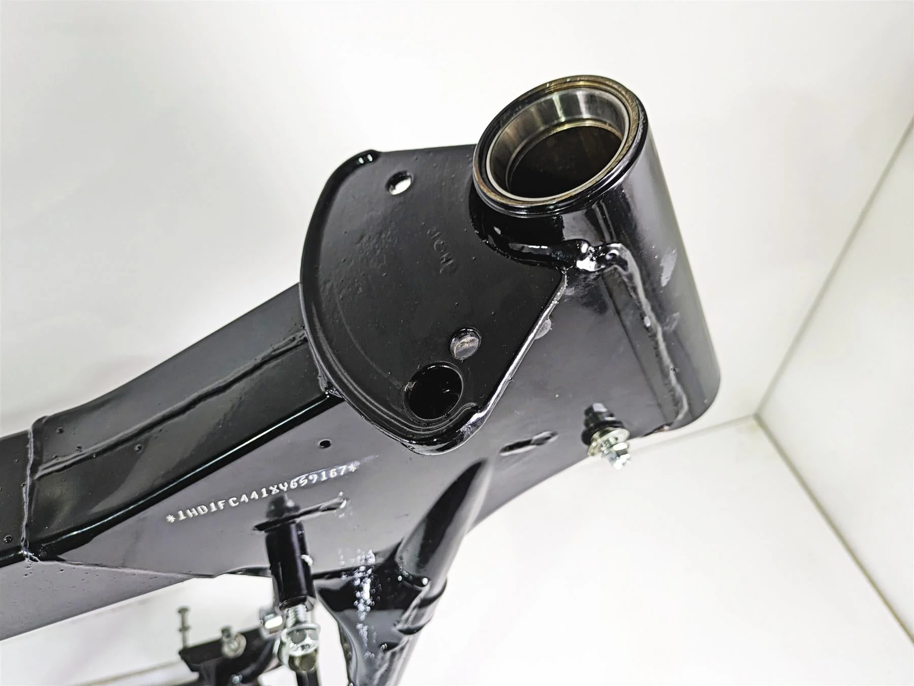2008 Harley Touring FLHTCU E-Glide 105TH Straight Main Frame Chassis With Clean North Dakota Title47900-08BHP - Image 4