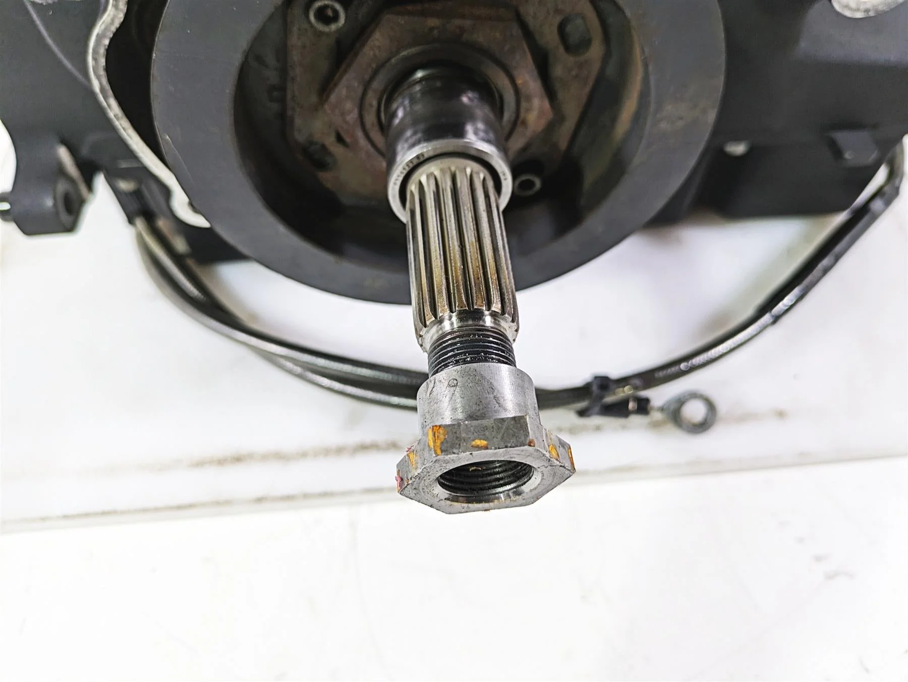 2008 Harley Touring FLHTCU E-Glide 105TH Transmission Gear Box 6 Speed 33162-07A - Image 6