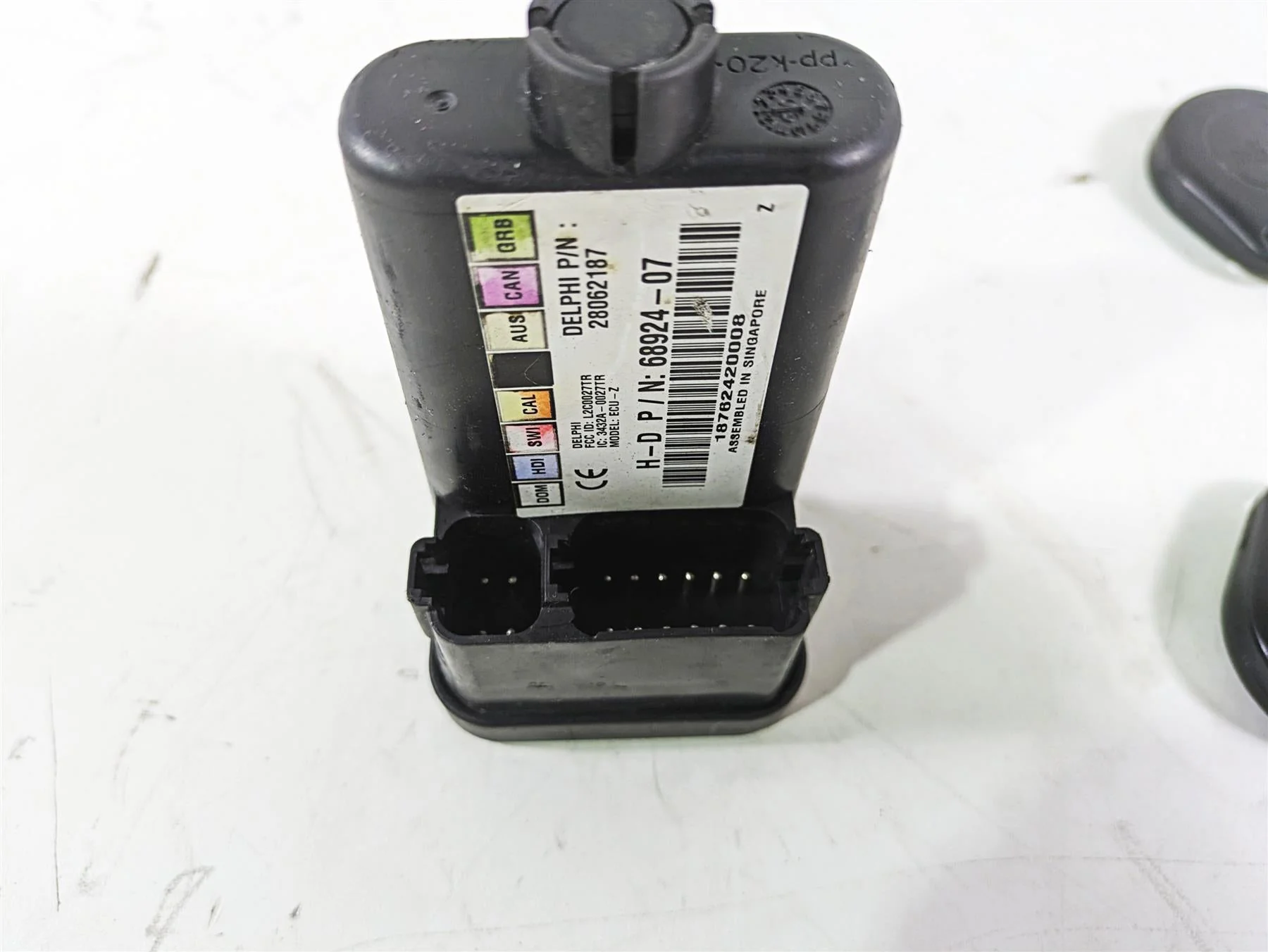 2008 Harley Touring FLHTCU E-Glide 105TH Tssm Security Module & Fob Key 68924-07 - Image 12