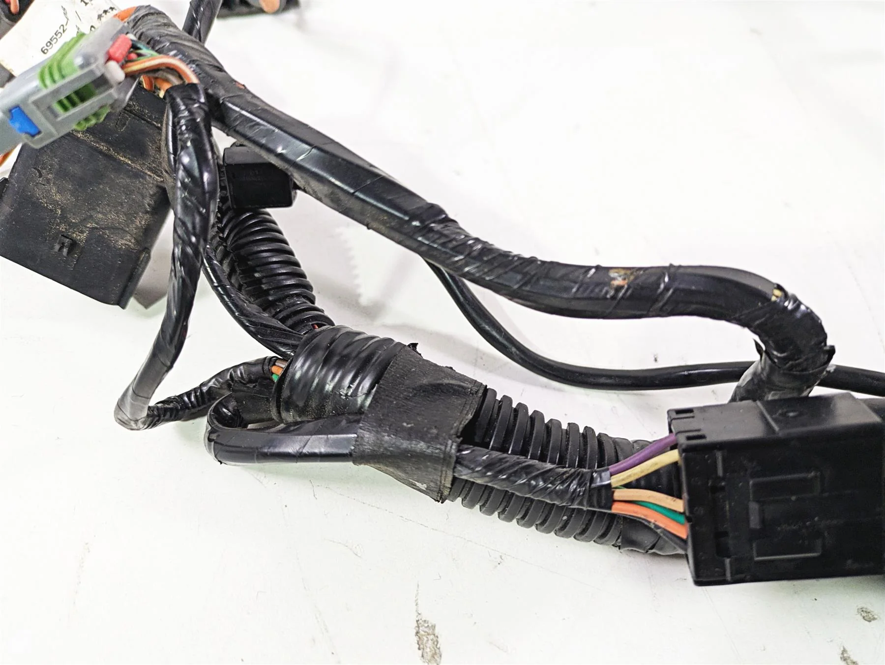 2008 Harley Touring FLHTP Electra Glide Front Fairing Wiring Harness 69552-08 - Image 6
