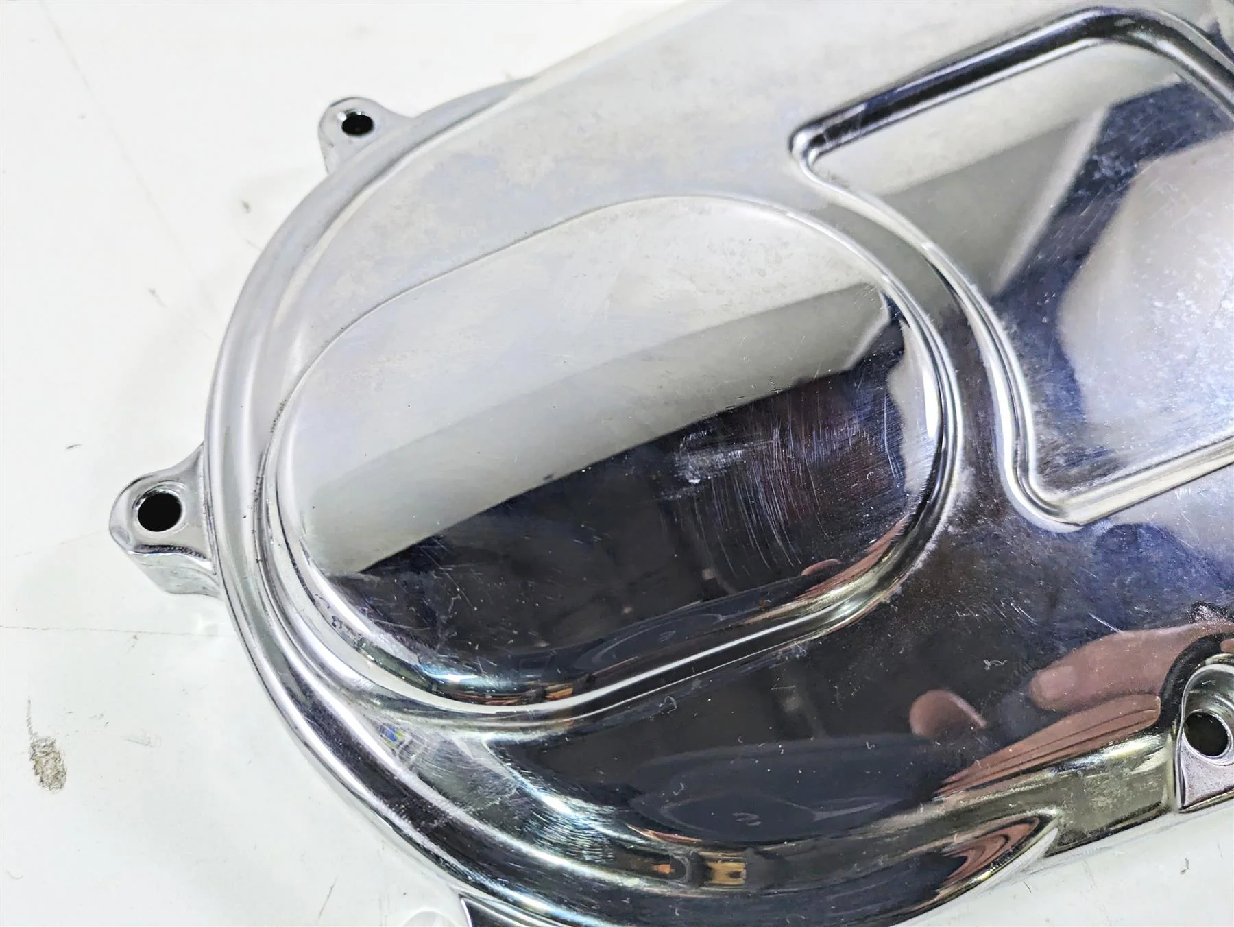 2008 Harley Touring FLHTP Electra Glide Outer Primary Clutch Cover 60685-07 - Image 8