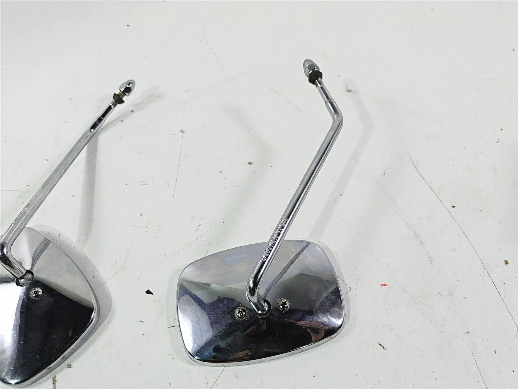 2008 Harley Touring FLHTP Electra Glide Rear View Mirror Set 91904-86A 91902-86A - Image 7