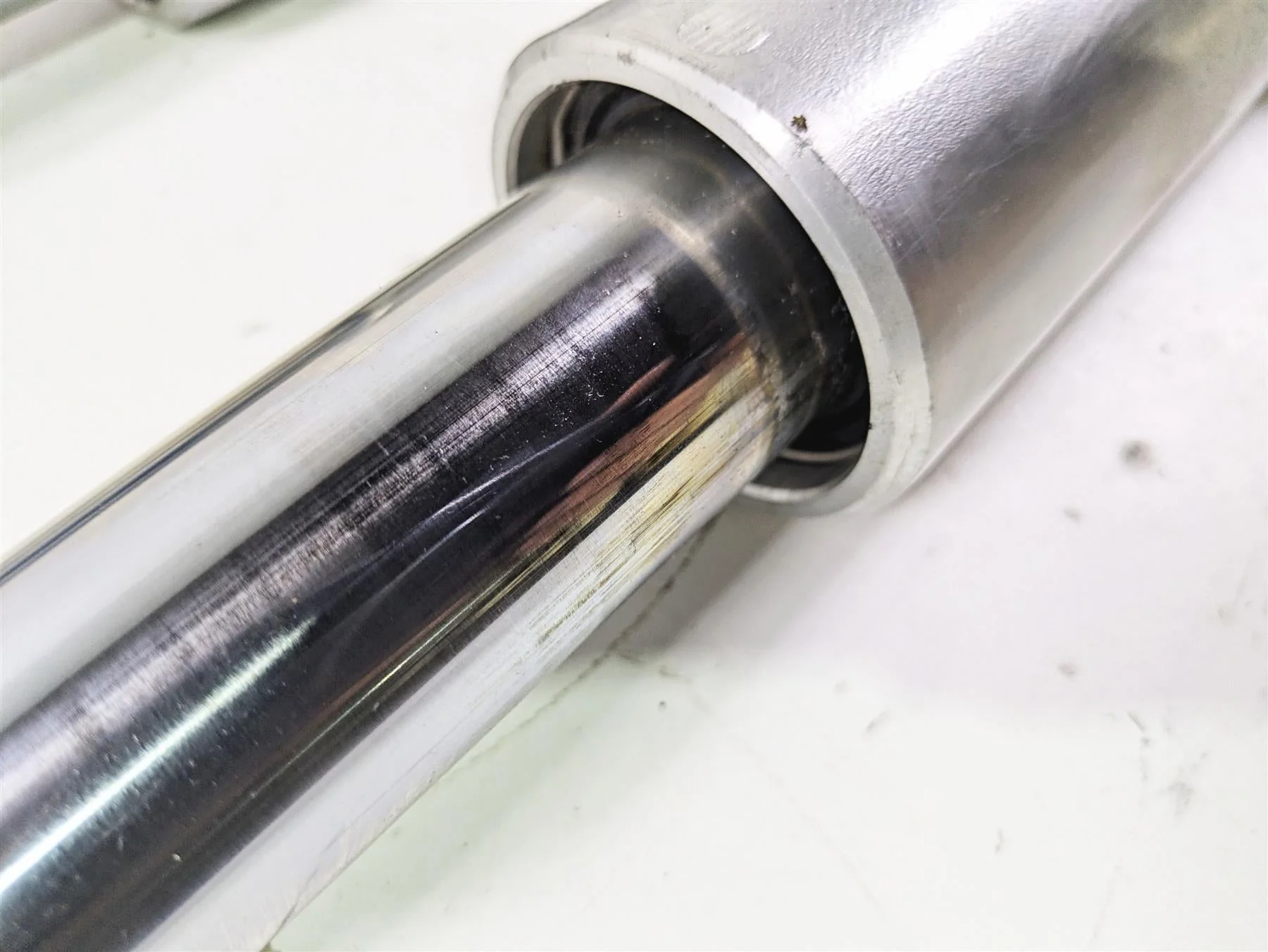 2008 Harley Touring FLHTP Electra Glide Straight Front Fork Set -Read 46502-06 - Image 3