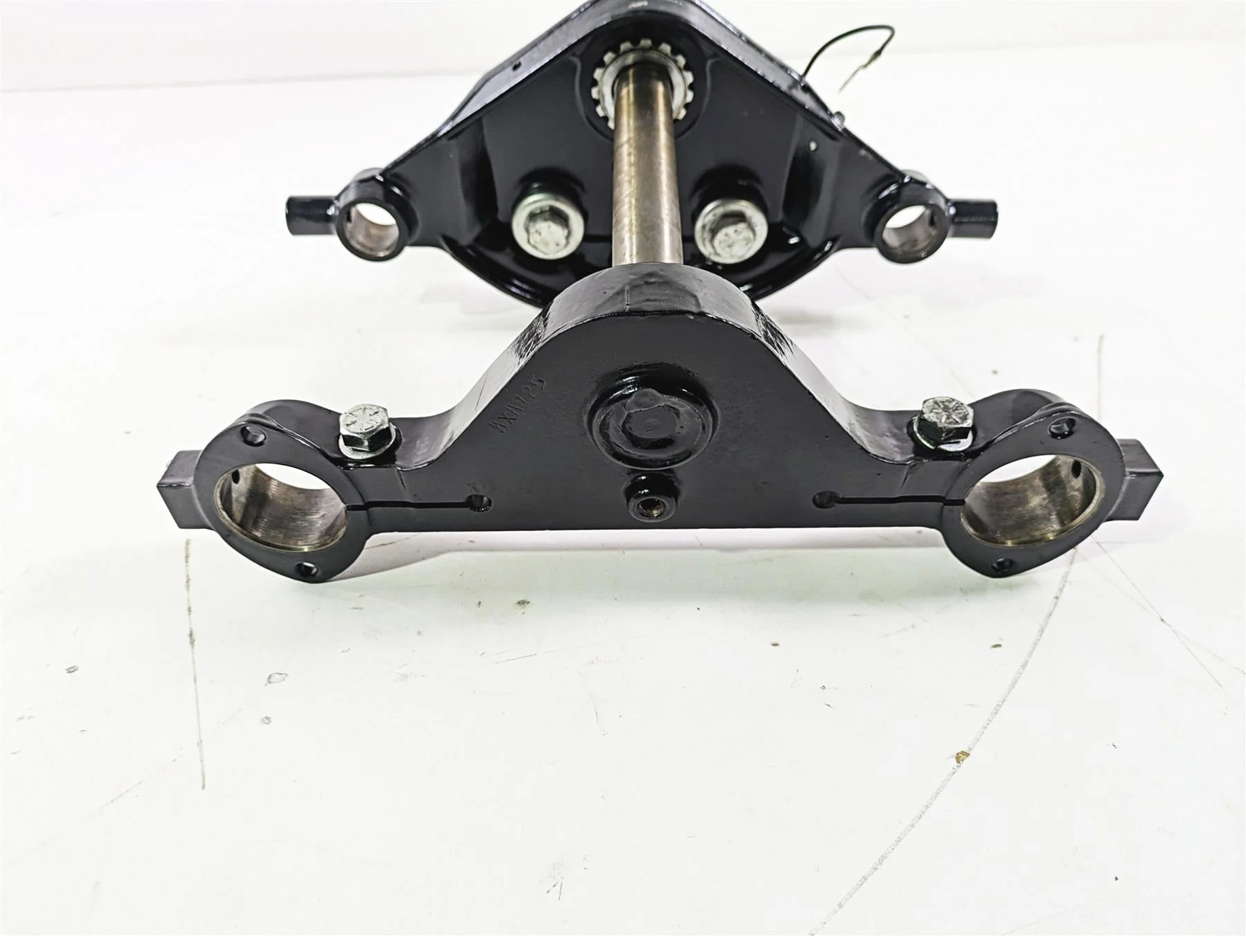 2008 Harley Touring FLHTP Electra Glide Upper Lower Triple Tree 41mm 45446-87A - Image 11