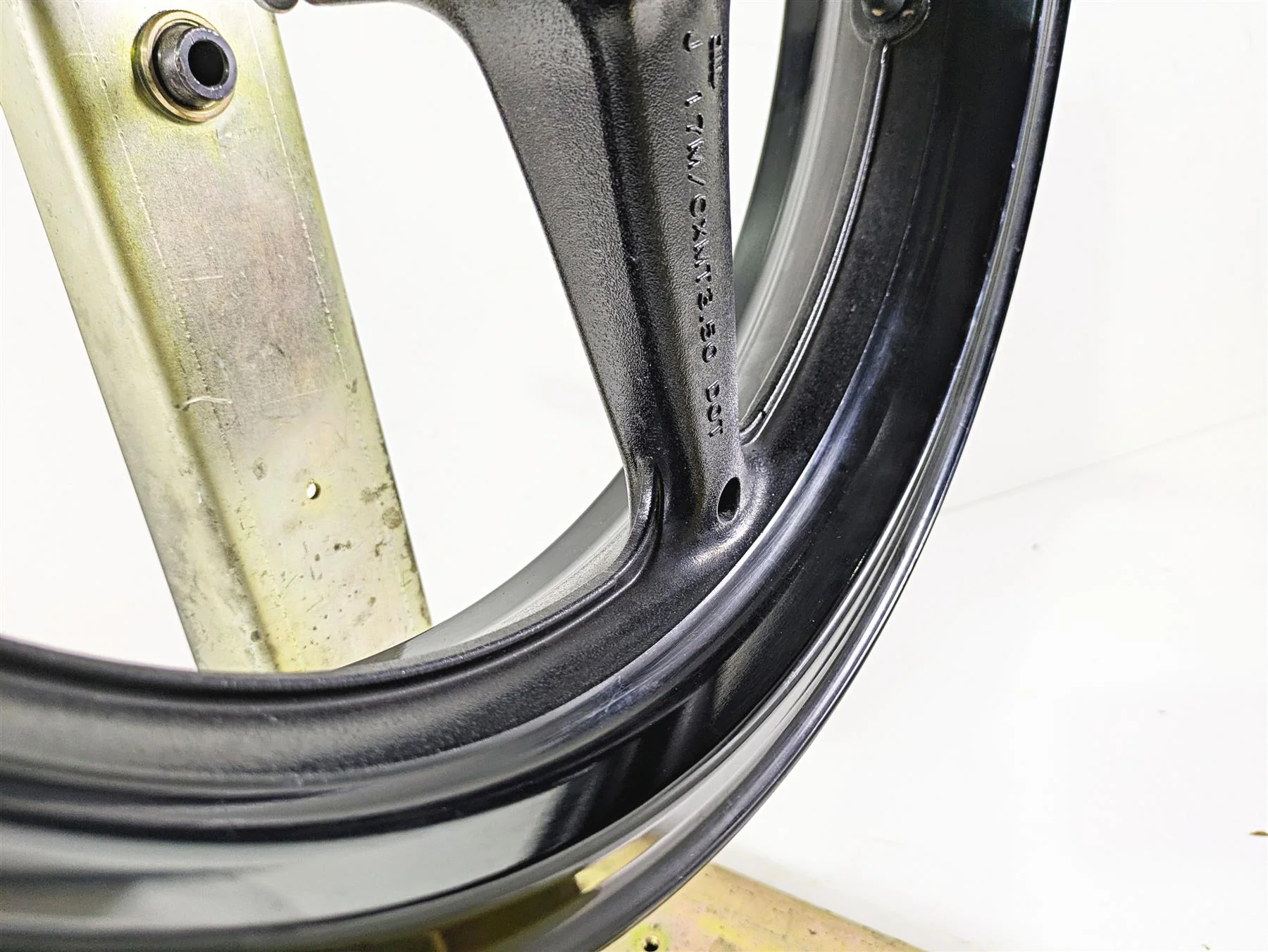 2008 Honda CBR1000RR SC59 17x3.5 Front Wheel Rim - Dent 44650-MFL-000ZA - Image 10