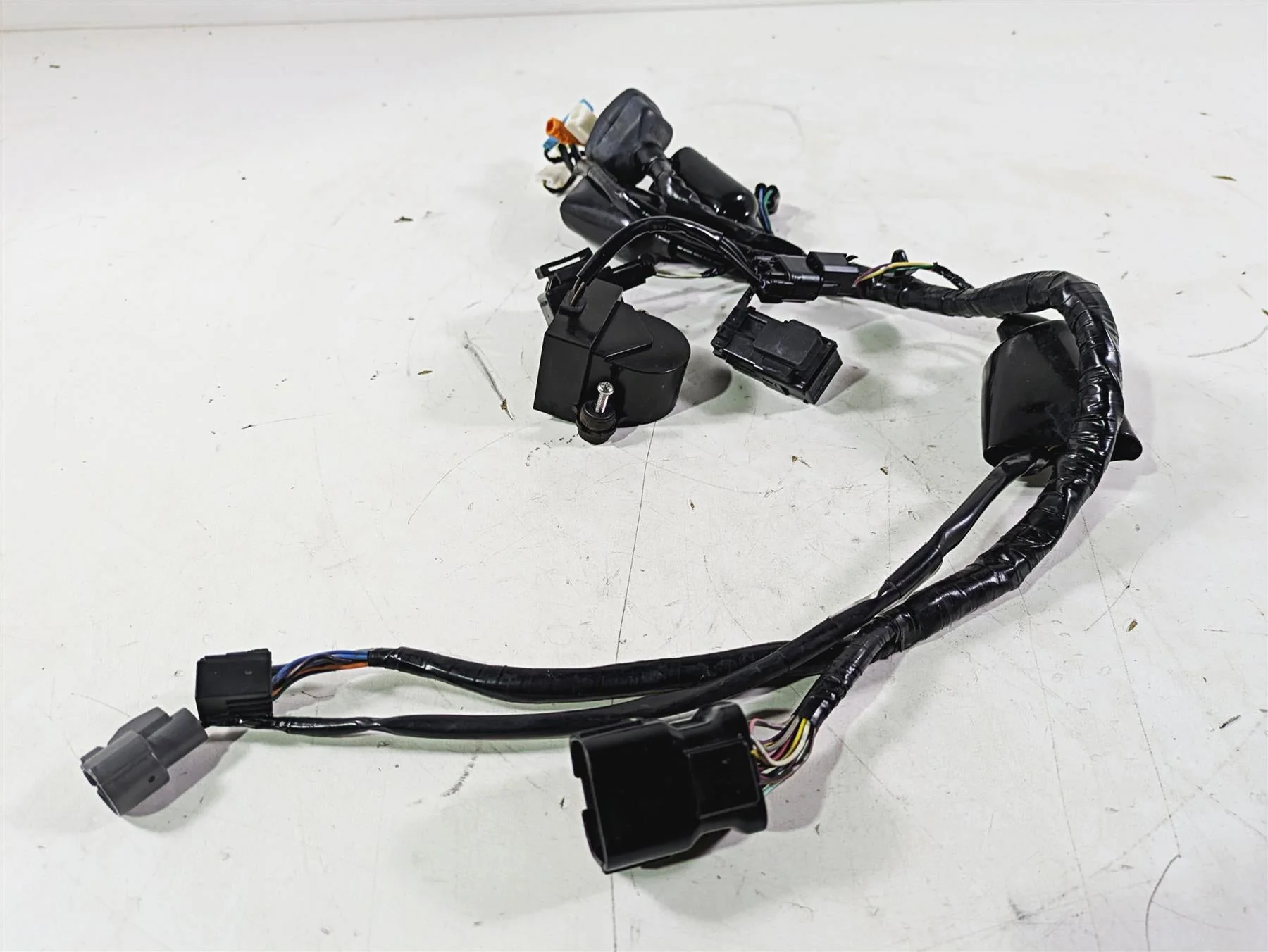 2008 Honda CBR1000RR SC59 Front Gauges Wiring & Fall Sensor 32103-MFL-670 - Image 5