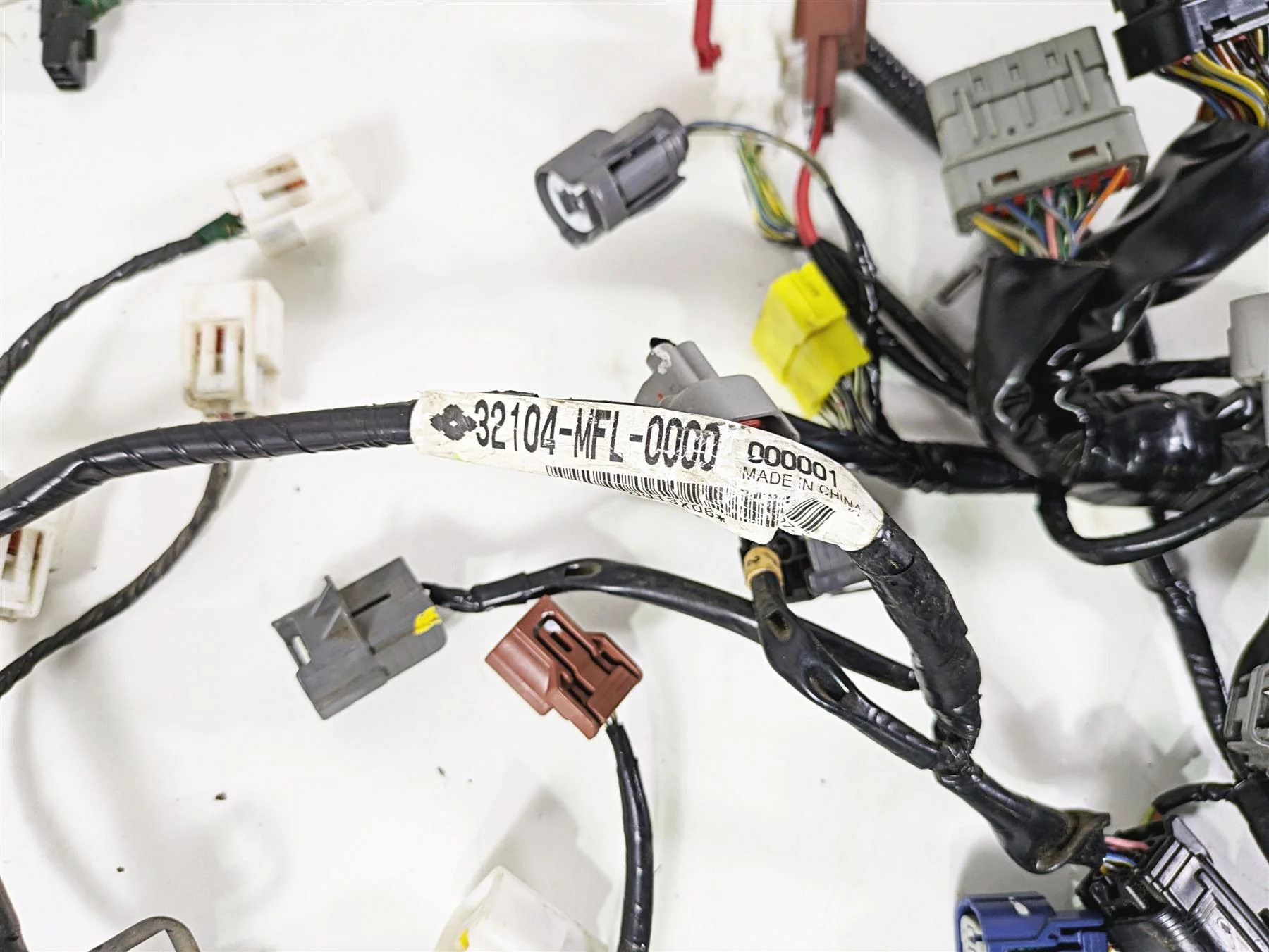 2008 Honda CBR1000RR SC59 Main Wiring Harness Loom - No Cut 32100-MFL-670 - Image 3
